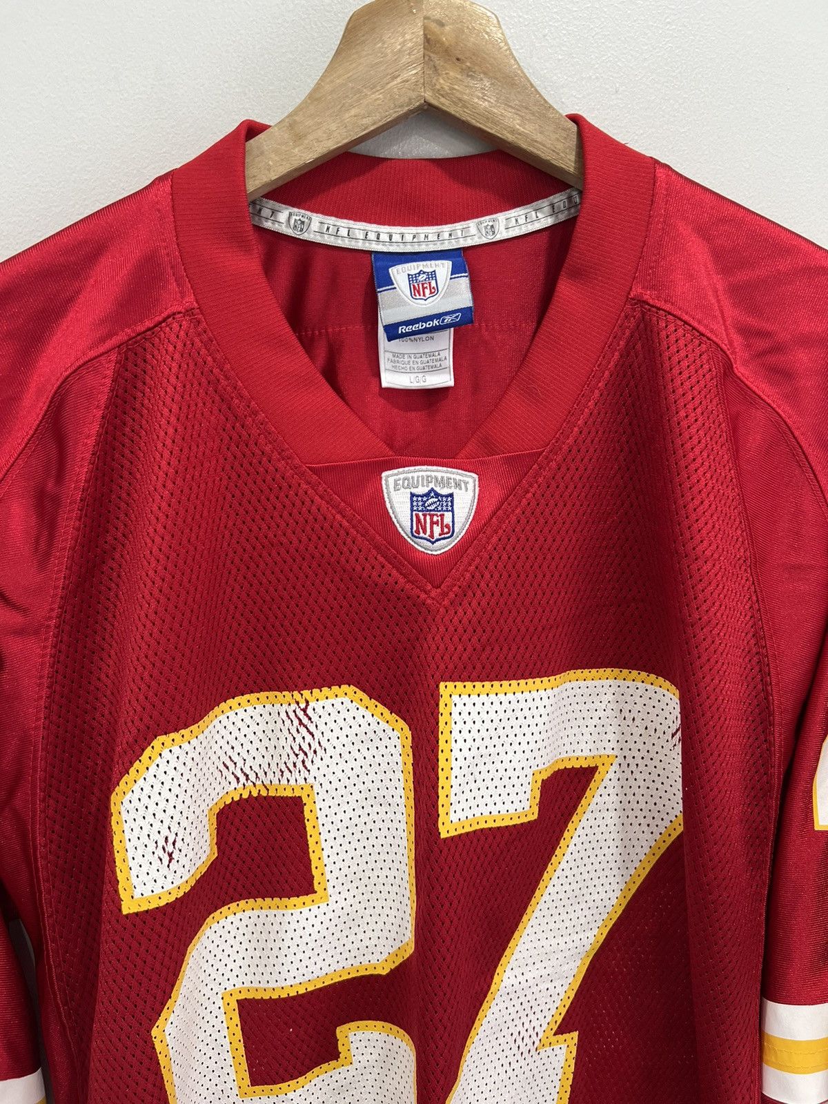 Reebok Reebok Kansas Chiefs L Johnson Football Jersey nfl Size US L / EU 52-54 / 3 - 3 Thumbnail