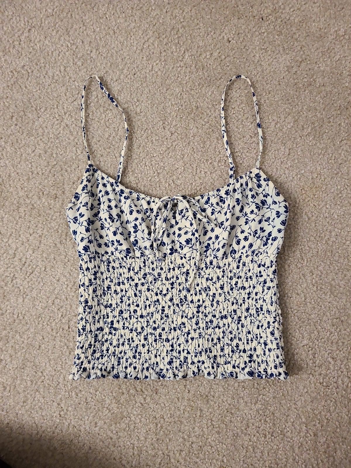 Other Reformation Floral Print Front Tie Top Size S / US 4 / IT 40 - 1 Thumbnail