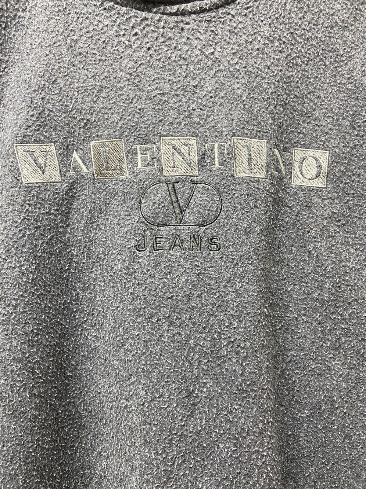 Valentino × Vintage Valentino Jeans SpellOut Sweatshirt Size US M / EU 48-50 / 2 - 7 Thumbnail