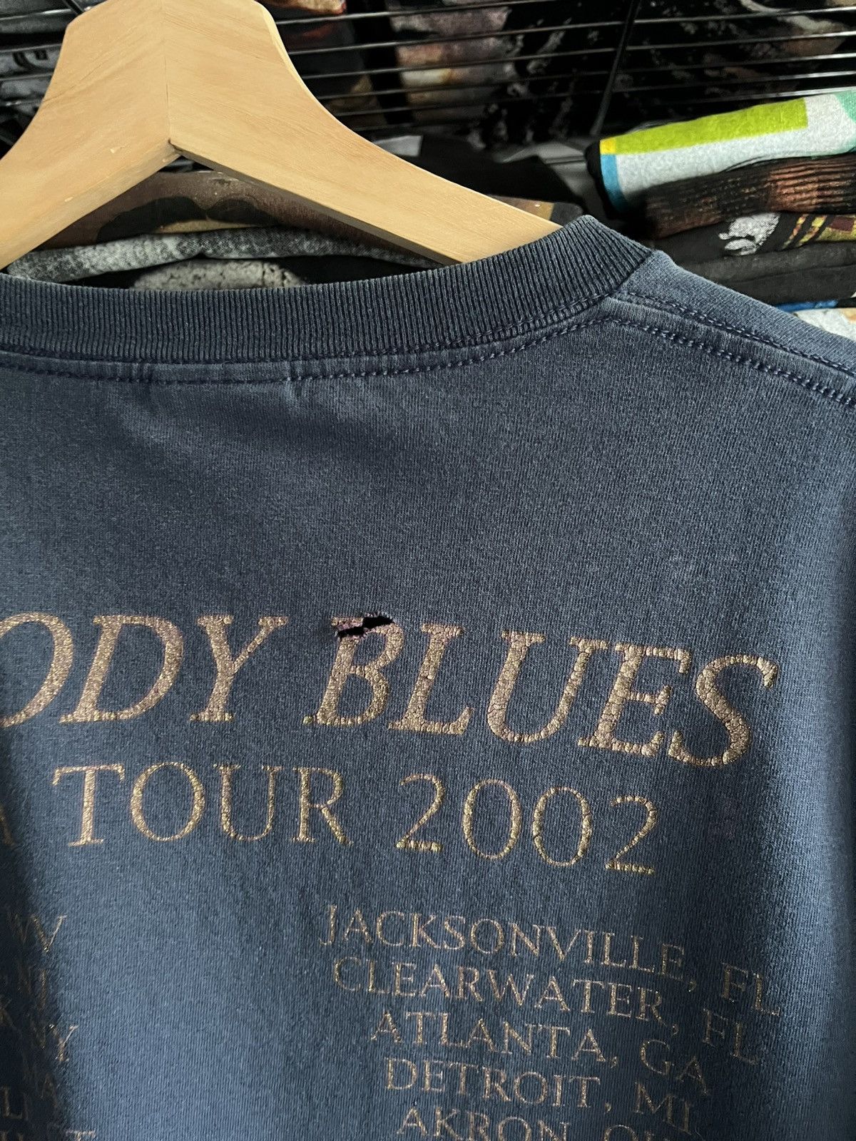 Band Tees 2002 Moody Blues USA Tour Tee Size US XXL / EU 58 / 5 - 6 Thumbnail