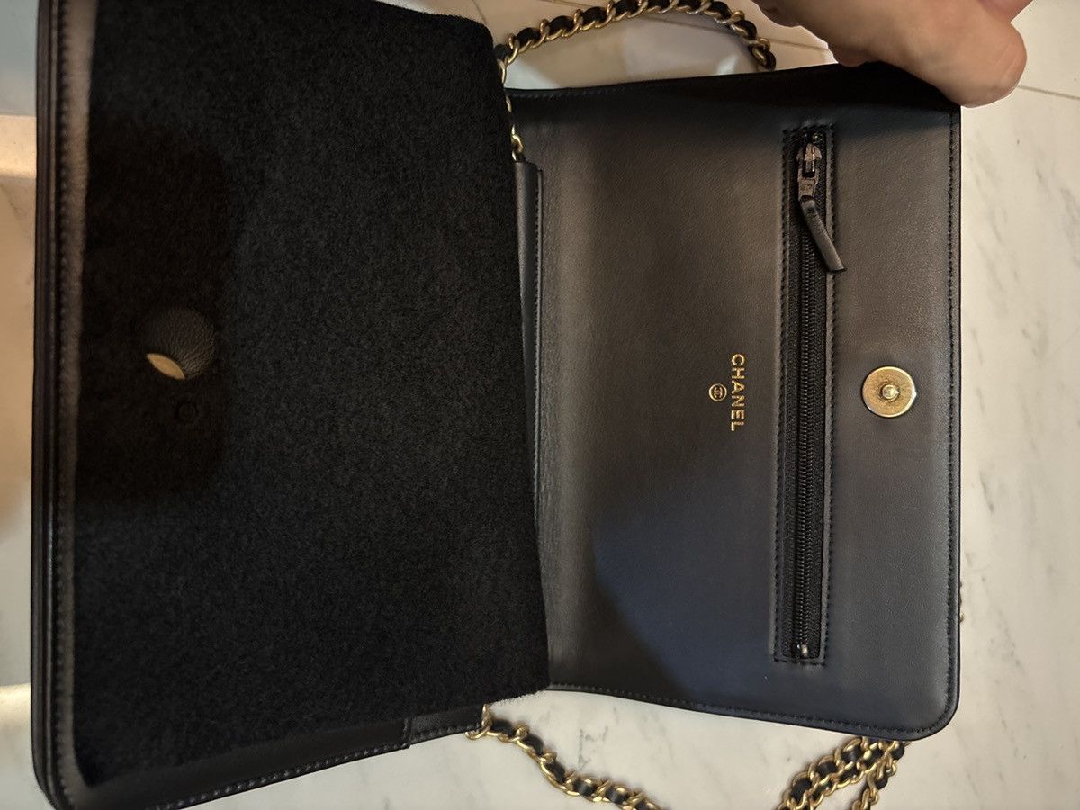 Chanel Chanel Boy Wallet on Chain Black Size ONE SIZE - 4 Thumbnail