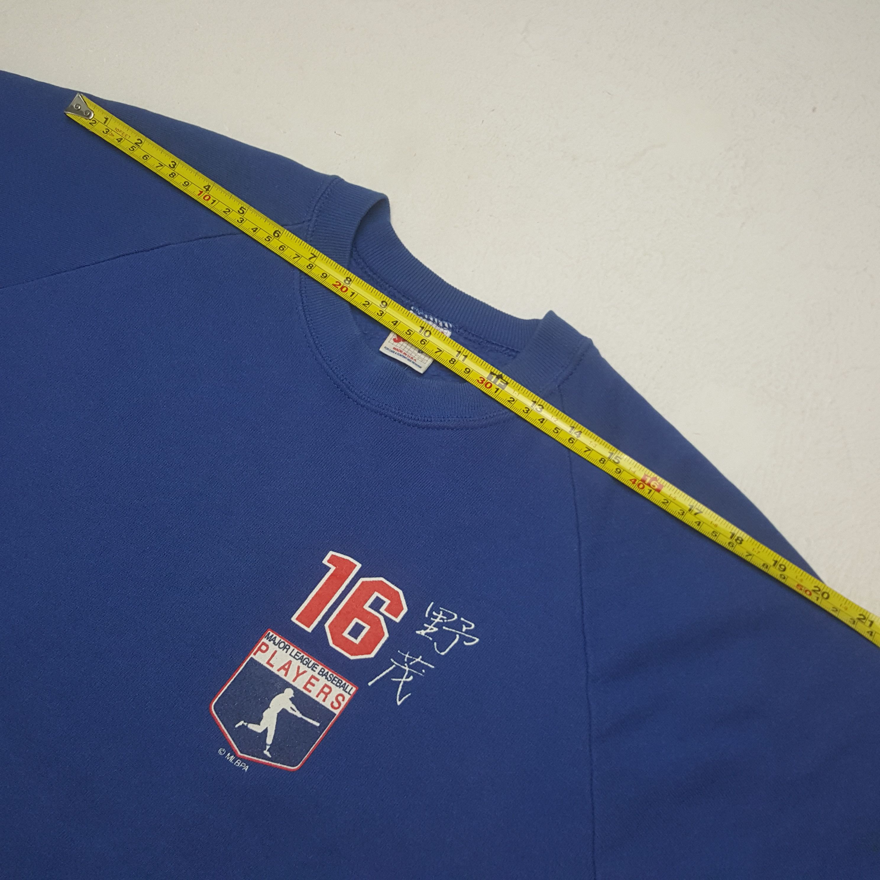MLB Vintage Hideo Nomo Los Angeles Baseball Sweatshirt C300N12 Size US M / EU 48-50 / 2 - 6 Thumbnail