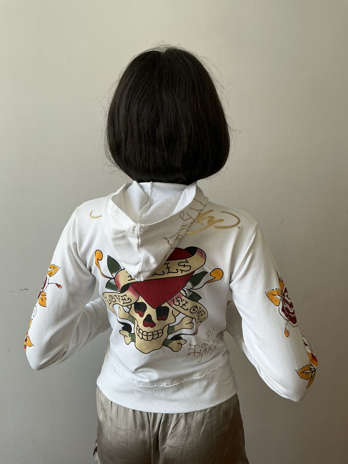 Christian Audigier × Ed Hardy × Vintage Vintage zip up hoodie big logo Size L / US 10 / IT 46 - 7 Thumbnail