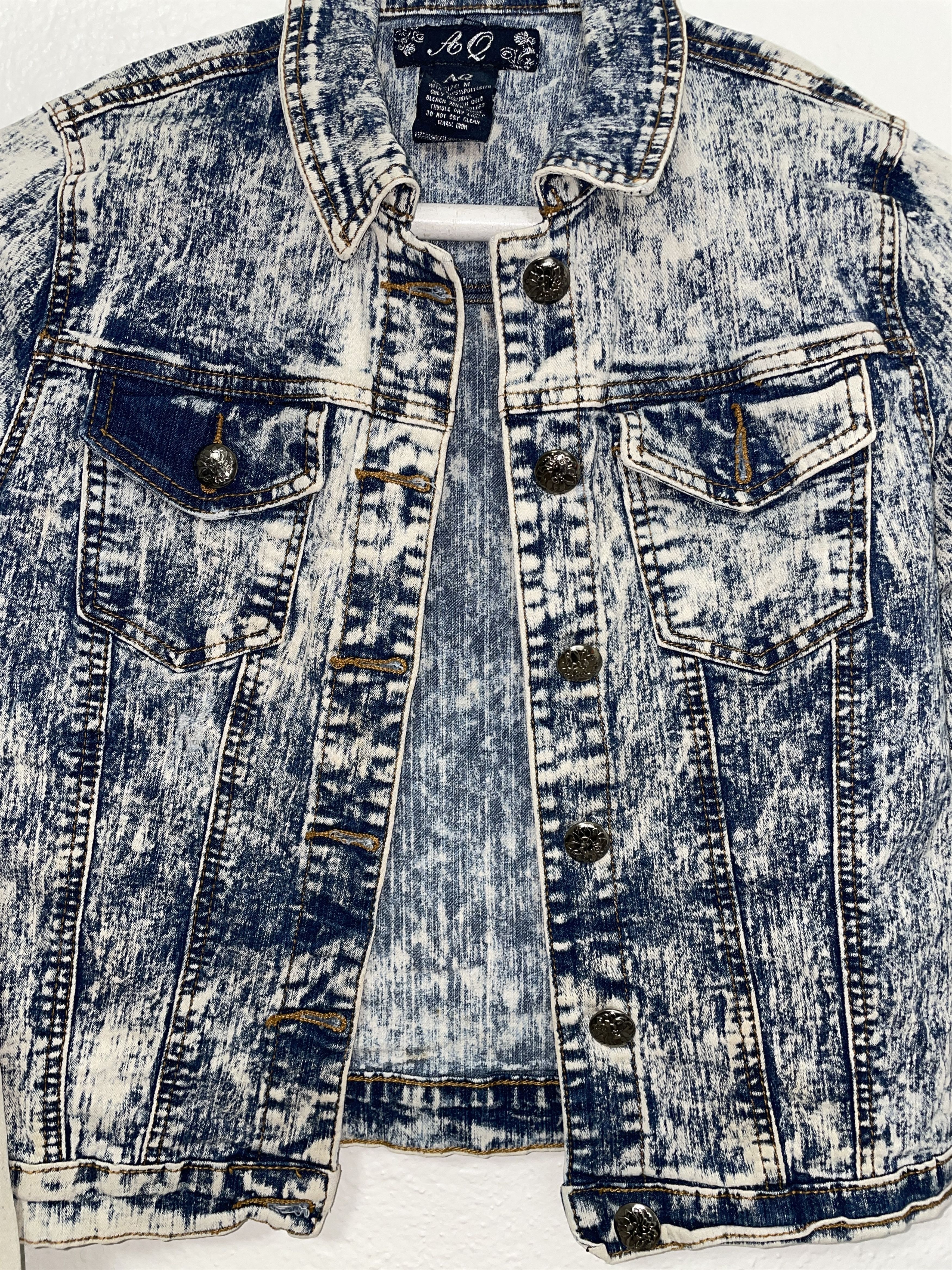 Other AQ womens cropped Jean Jacket small Size S / US 4 / IT 40 - 2 Thumbnail