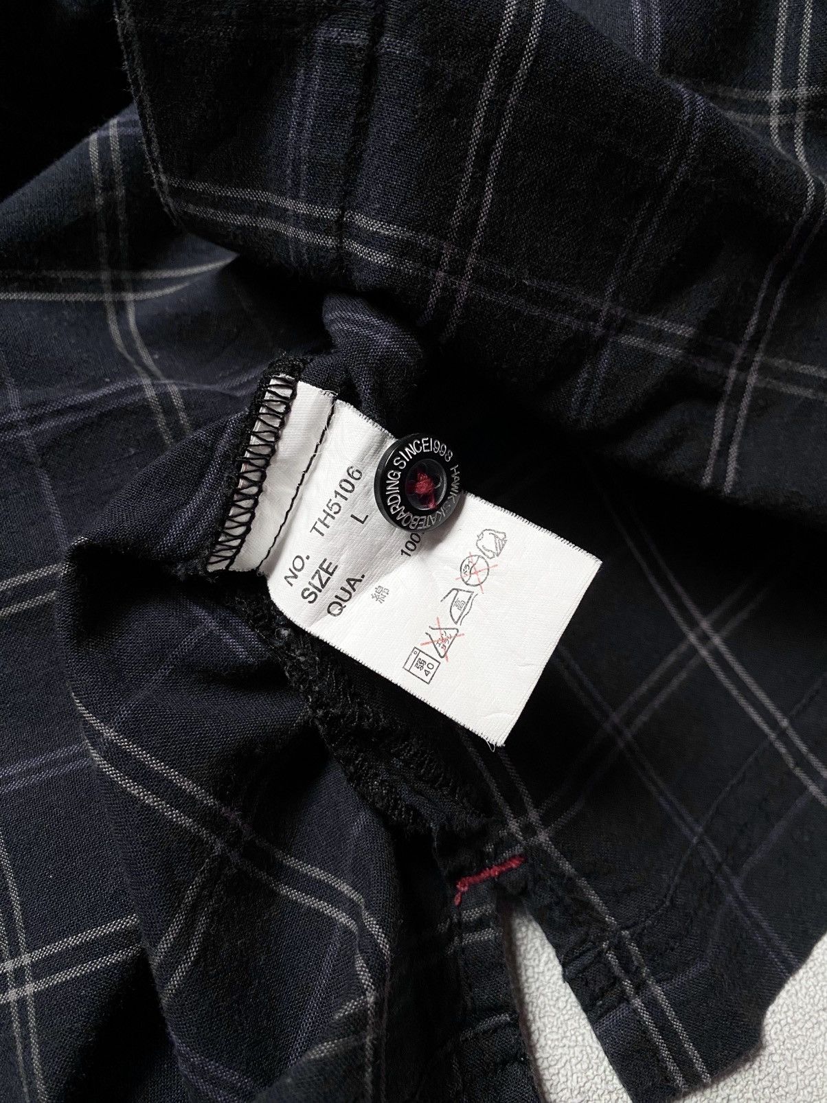 Tony Hawk Vintage Tony Hawk Plaid Shirt Button Size US L / EU 52-54 / 3 - 9 Thumbnail