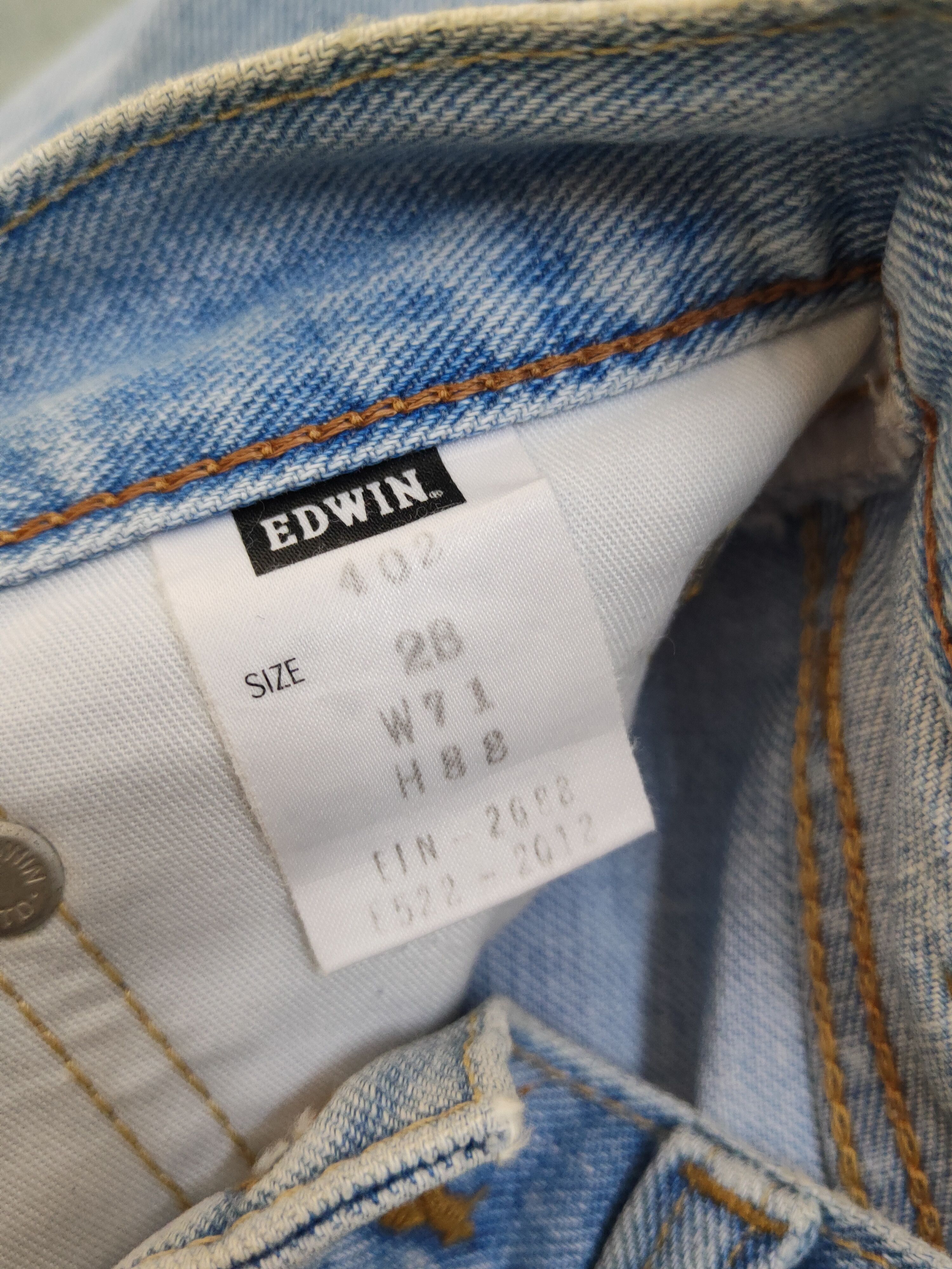 Edwin Edwin Light Blue Distressed Ripped Jeans #W1410 Size US 29 - 16 Thumbnail