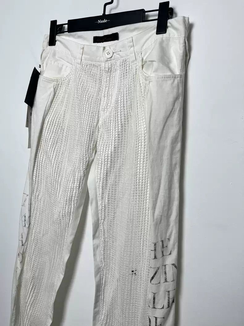 Undercover UNDERCOVER 06SS T MESH stitching pants Size US 32 / EU 48 - 3 Thumbnail