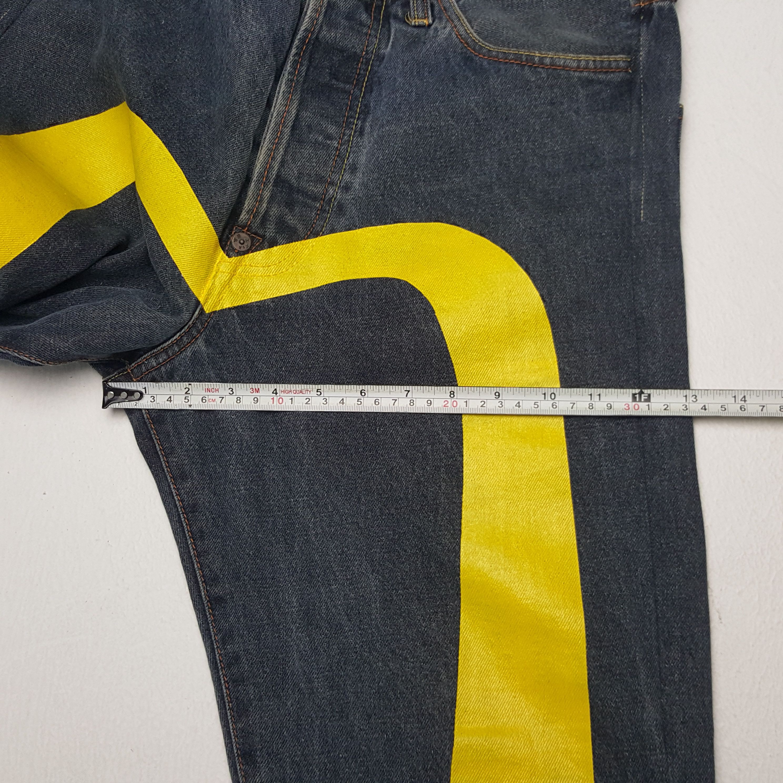 Japanese Brand × Vintage Vintage Evisu Japanese Brand Daicock Custom Art Denim Jeans Size US 33 - 13 Thumbnail