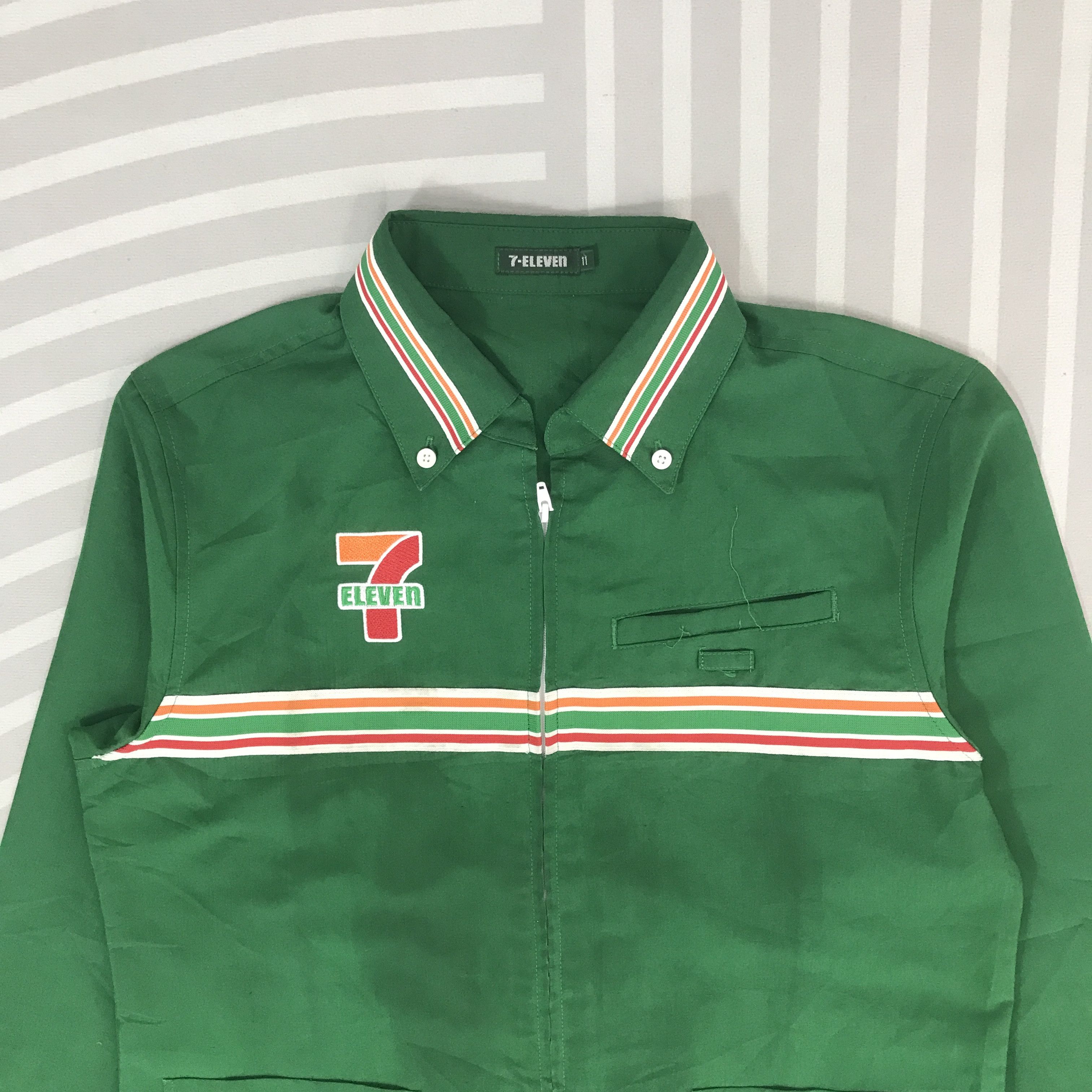 Japanese Brand Vintage 7 Eleven japan shirt Jacket Size US M / EU 48-50 / 2 - 3 Thumbnail
