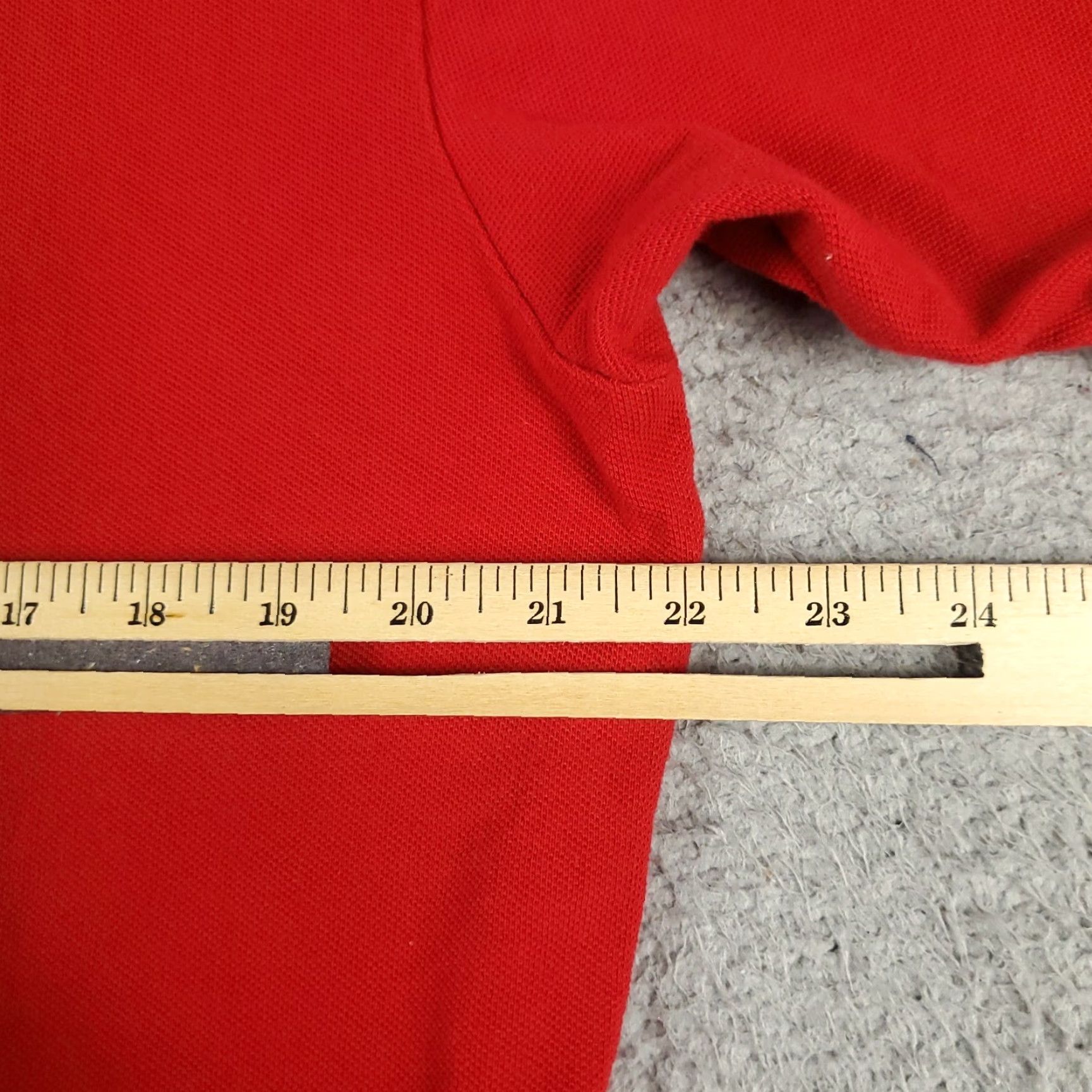 Nautica Nautica Polo Shirt Mens Large Red Casual Short Sleeve Adult Regular Fit Cotton Blend Logo Button Polo Shirt Men Red Large Size US L / EU 52-54 / 3 - 7 Thumbnail