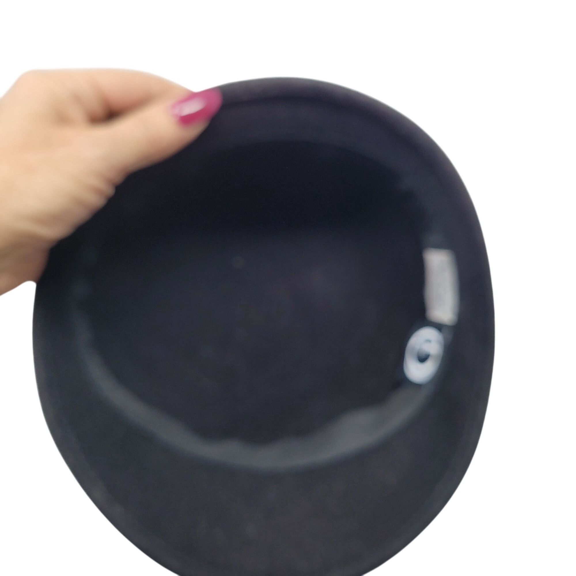 Designer Giovannio Womens Black Wool Felt Cloche Hat Ribbon Flower Bo Size ONE SIZE - 7 Thumbnail
