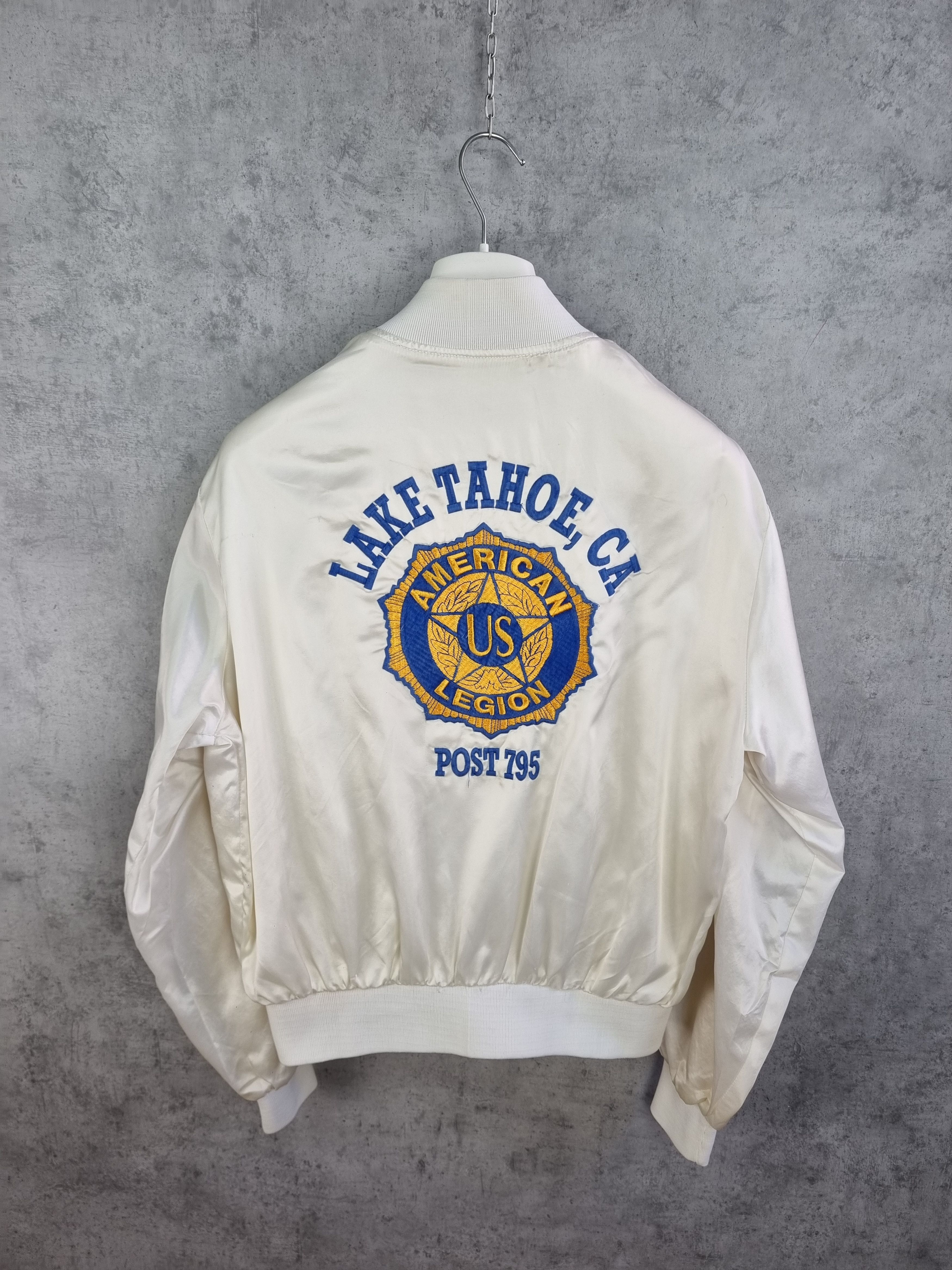 Vintage Satins Lake Tahoe CA American Legion US Post 795 Size US L / EU 52-54 / 3 - 1 Thumbnail