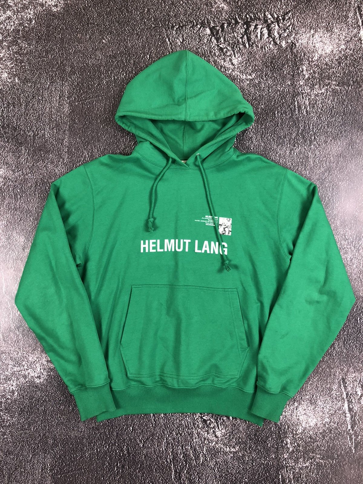 Helmut Lang hoodie big logo