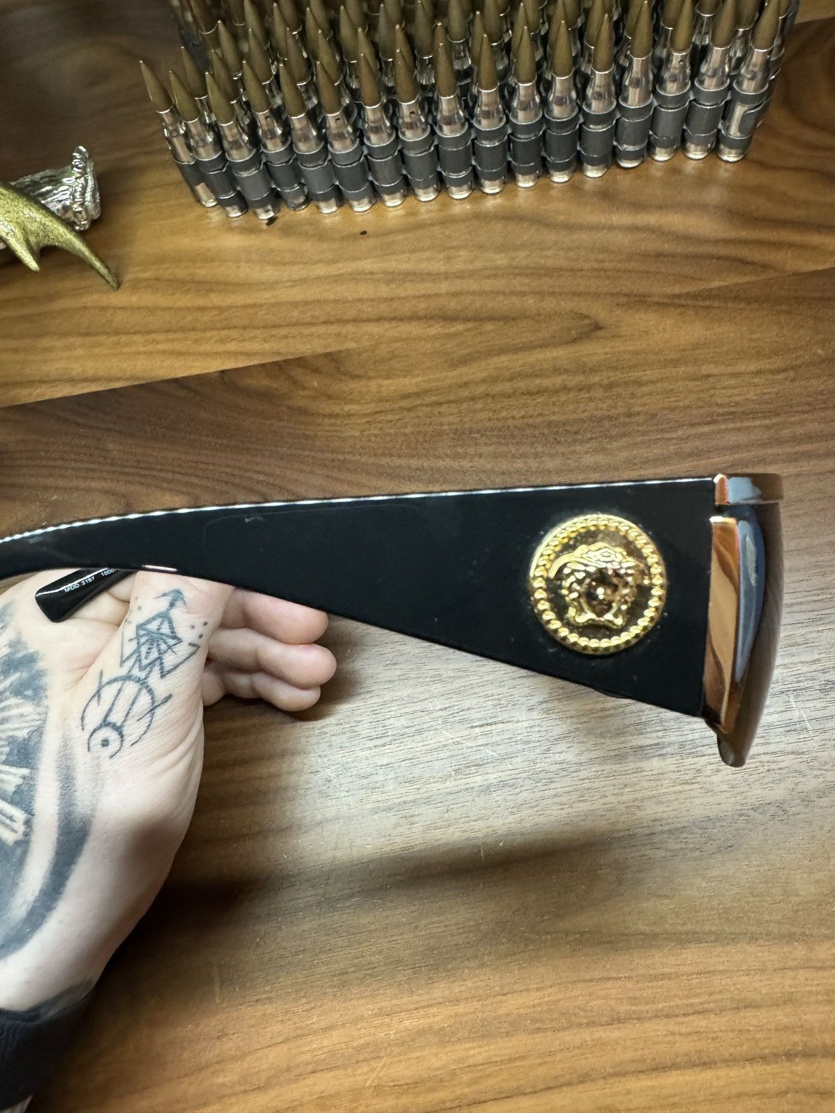 Versace Versace Tribute Visor Sunglasses Size ONE SIZE - 9 Thumbnail