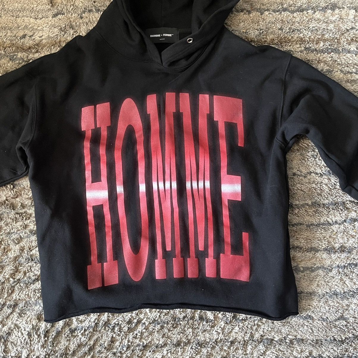 Homme + Femme La Homme Femme Black and Red Vlone Inspired Hoodie Size US M / EU 48-50 / 2 - 3 Thumbnail