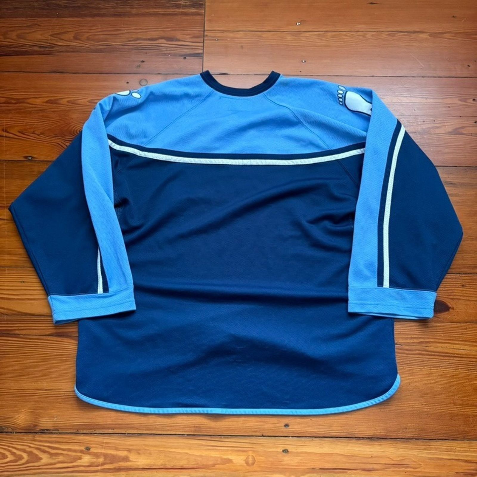 Nike × Vintage Vintage Nike UNC University Of North Carolina Hockey Jersey Size US XXL / EU 58 / 5 - 11 Thumbnail