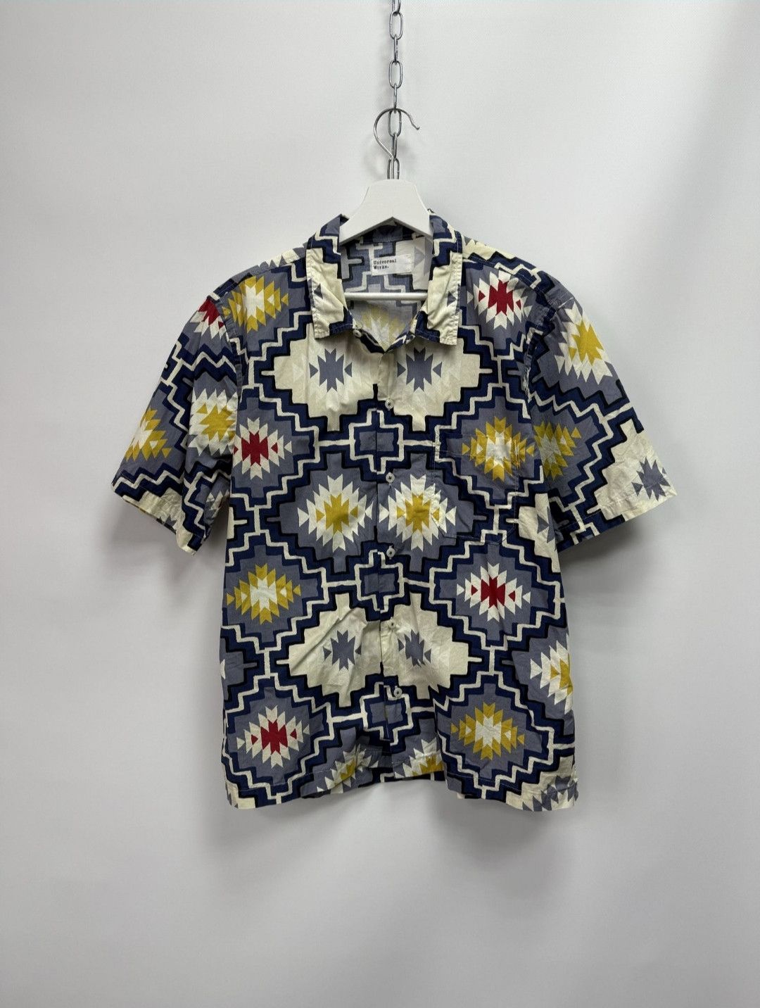 Universal Works Universal Works Santa Fe Poplin Aztec Shirt Size US M / EU 48-50 / 2 - 3 Thumbnail