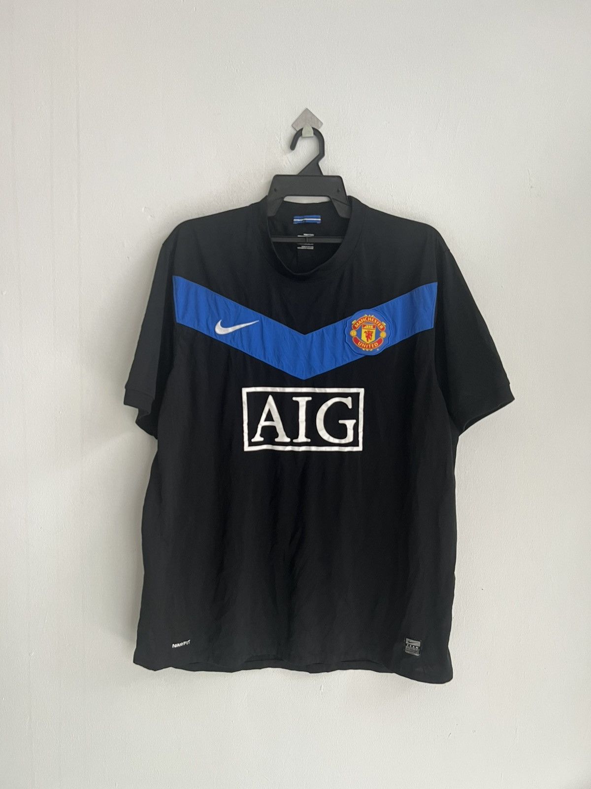 Nike 2009-10 Original Nike Manchester United Away Jersey X-Large Size US XL / EU 56 / 4 - 1 Thumbnail