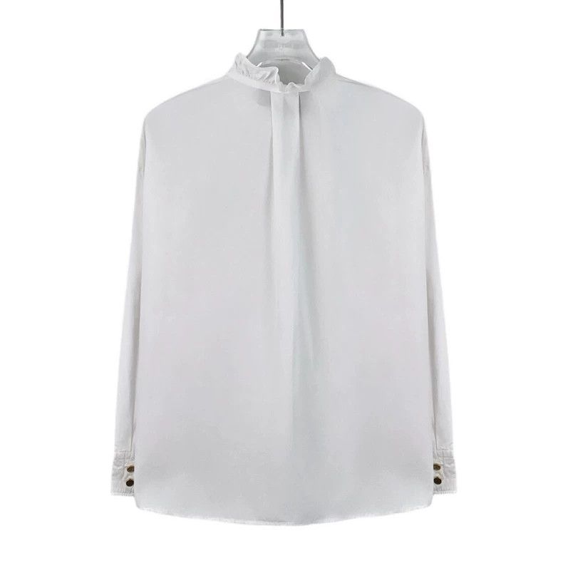 Gucci Gucci White lace cotton single-breasted long-sleeved shirt Size US XS / EU 42 / 0 - 2 Thumbnail