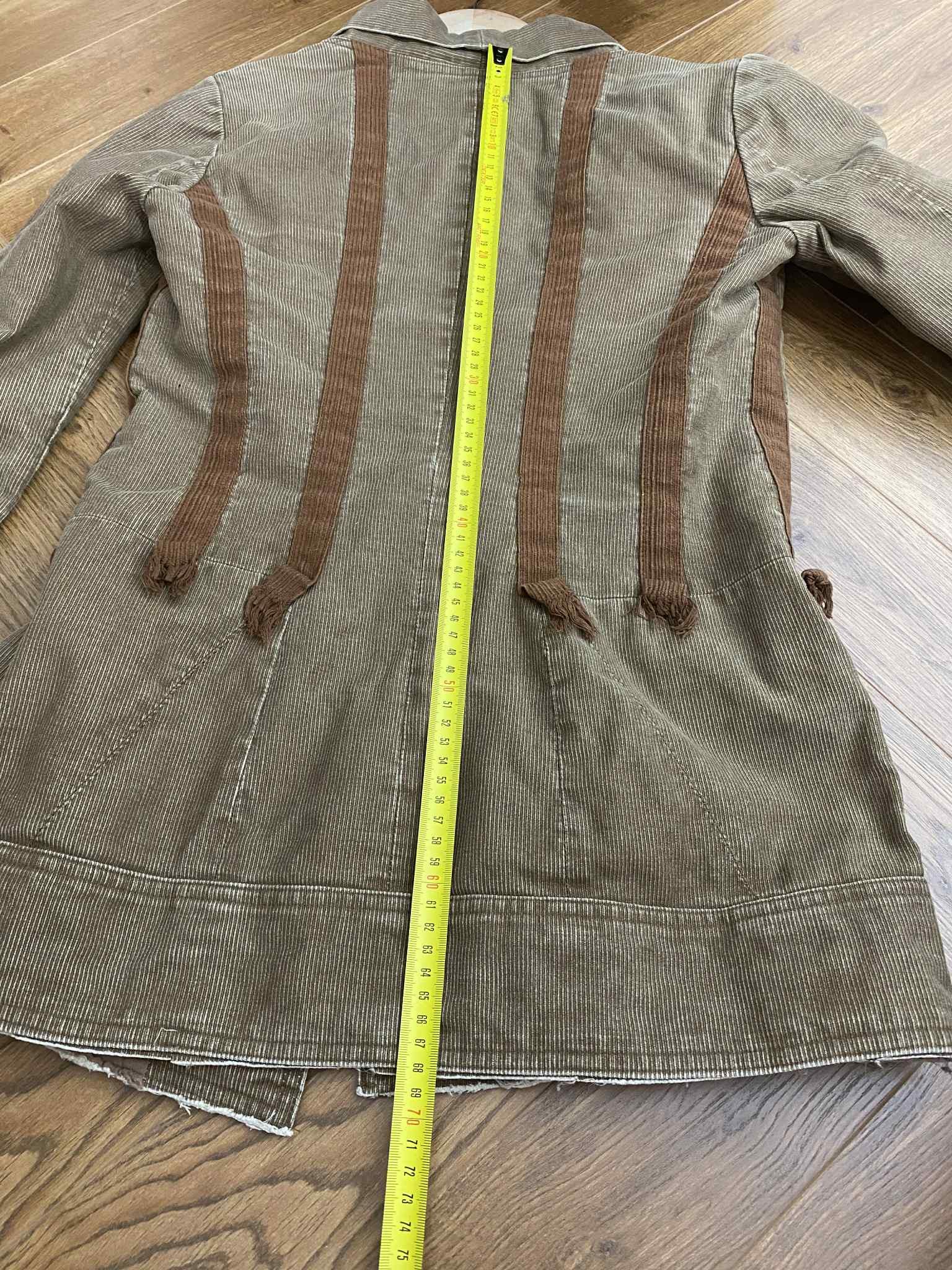 Dries Van Noten × Vintage Dries Van Noten Archive Corduroy Tied Jacket Distressed Size M / US 6-8 / IT 42-44 - 9 Thumbnail