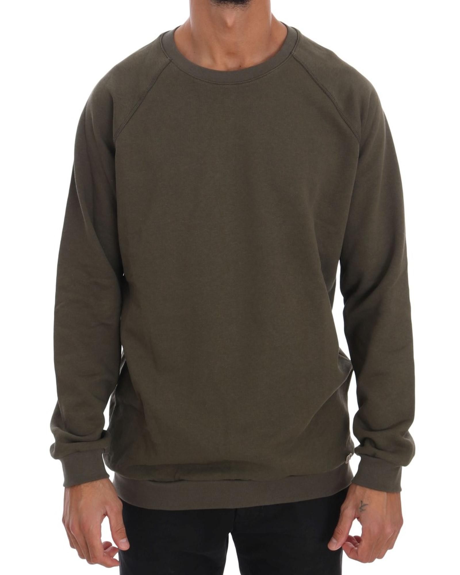 image of Daniele Alessandrini Stunning Crewneck Cotton Sweater in Green, Men's (Size XL)