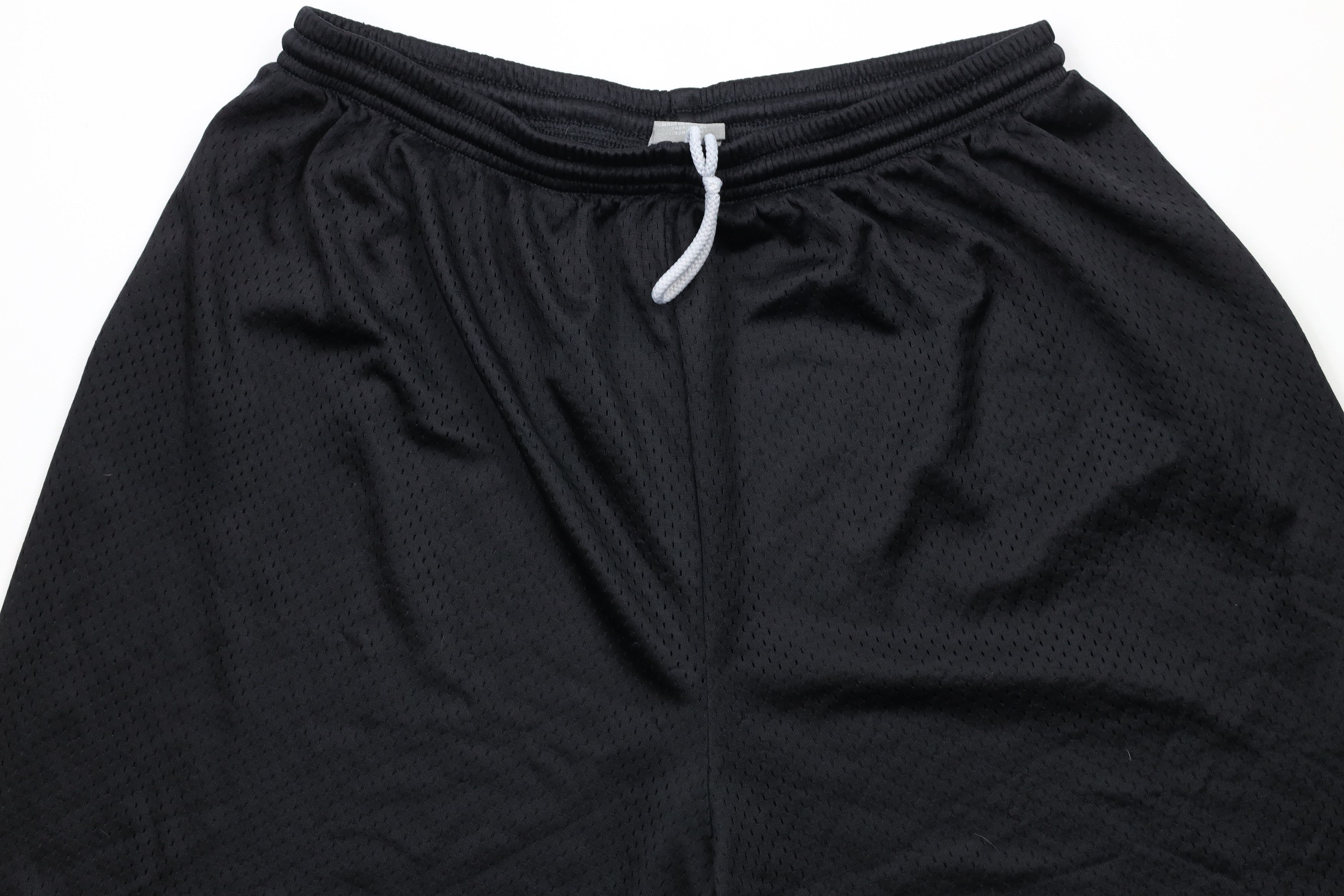Nike × Vintage Vintage Nike Scott Mini Swoosh Above Knee Mesh Shorts Black Size US 34 / EU 50 - 3 Thumbnail