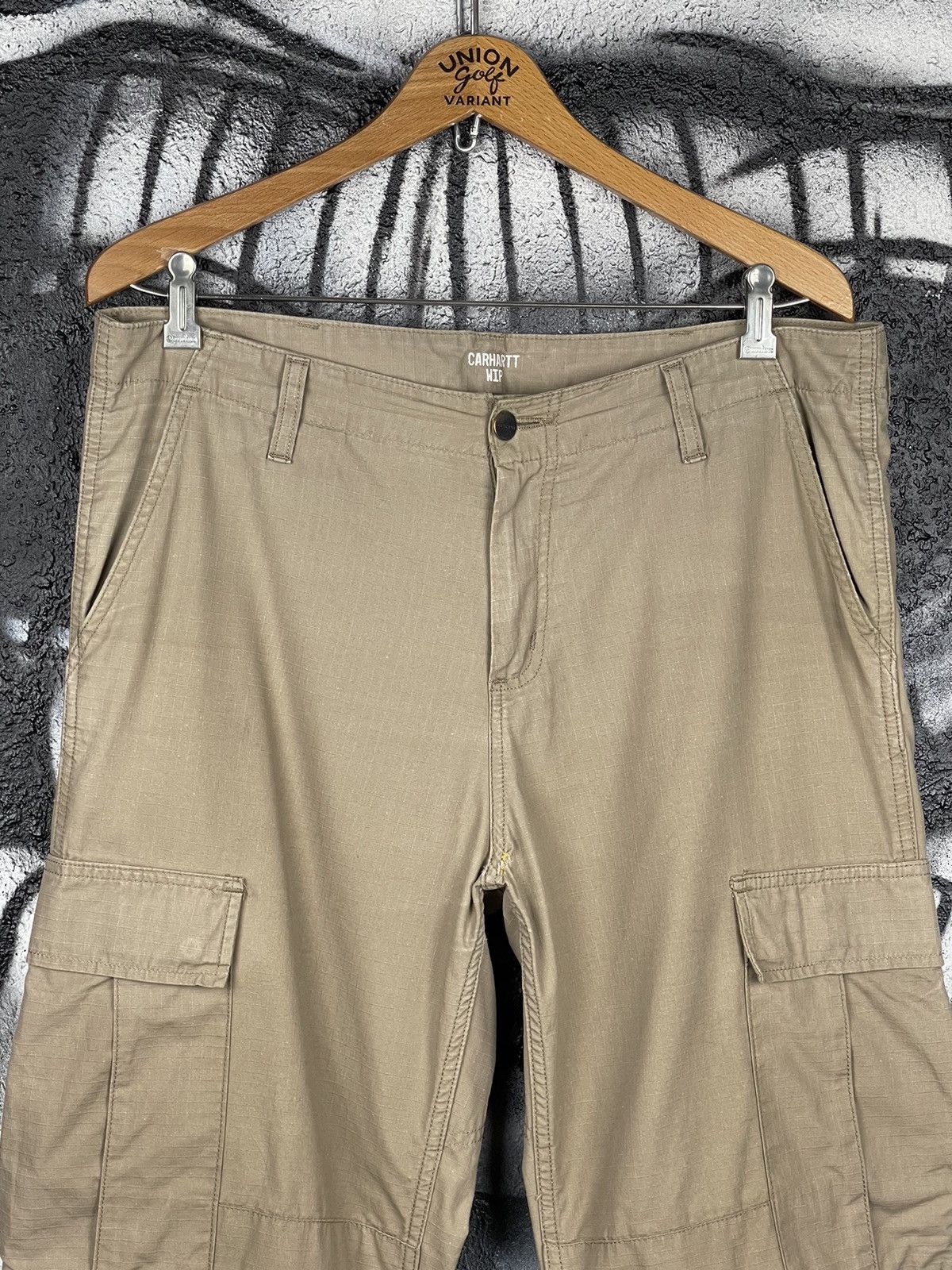 Carhartt Carhartt Y2K Beige Regular Cargo Pants Men’s Size 33x34 Size US 33 - 4 Thumbnail