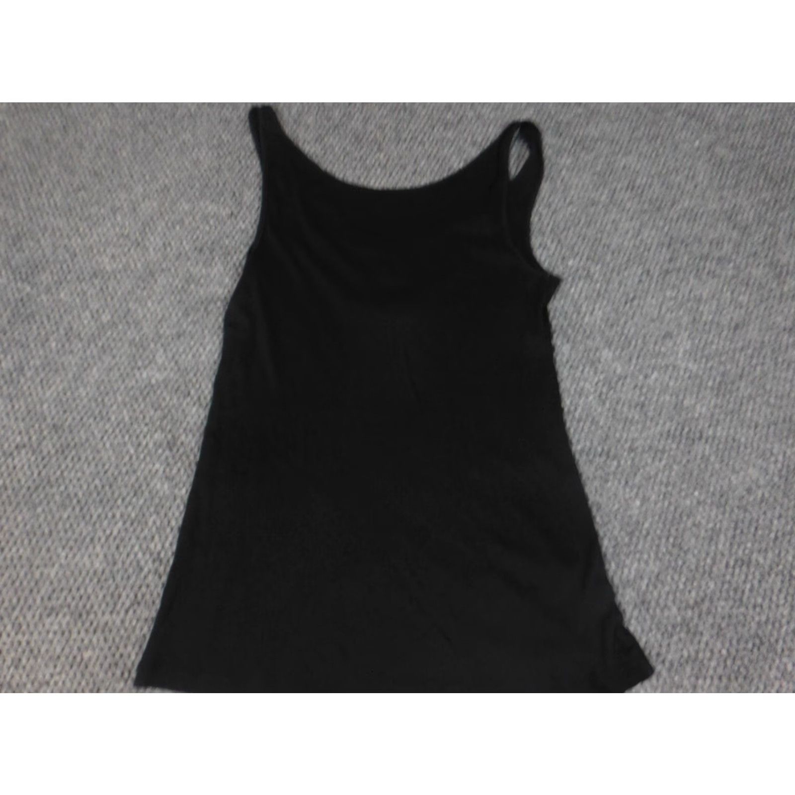 Ann Taylor Ann Taylor Loft Womens Tank Shirt L Black Cotton Sleeveless Collared Button Pullover Casual Basic Size L / US 10 / IT 46 - 7 Thumbnail