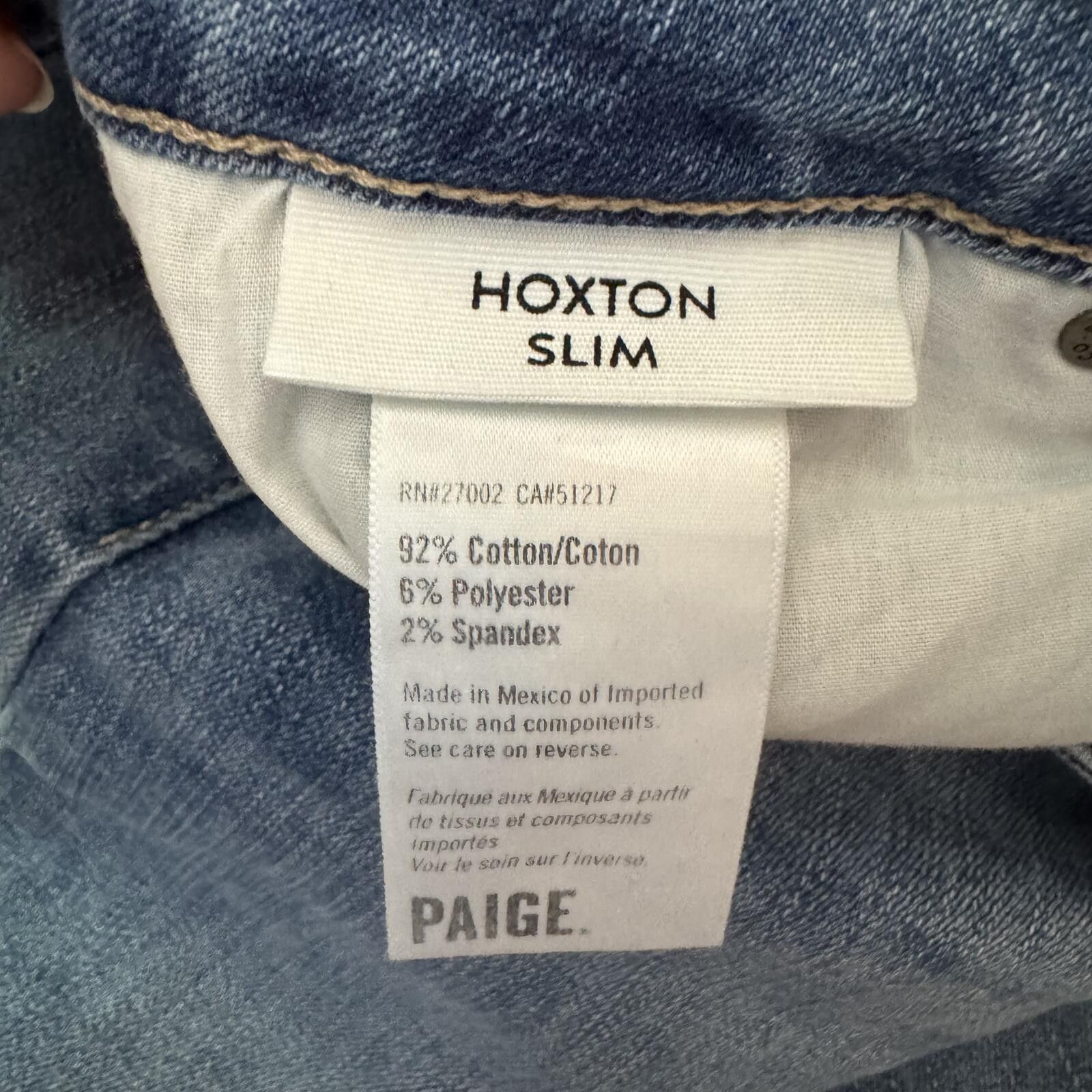 Paige Paige Hoxton Slim Size 32 Size 32" / US 10 / IT 46 - 4 Thumbnail