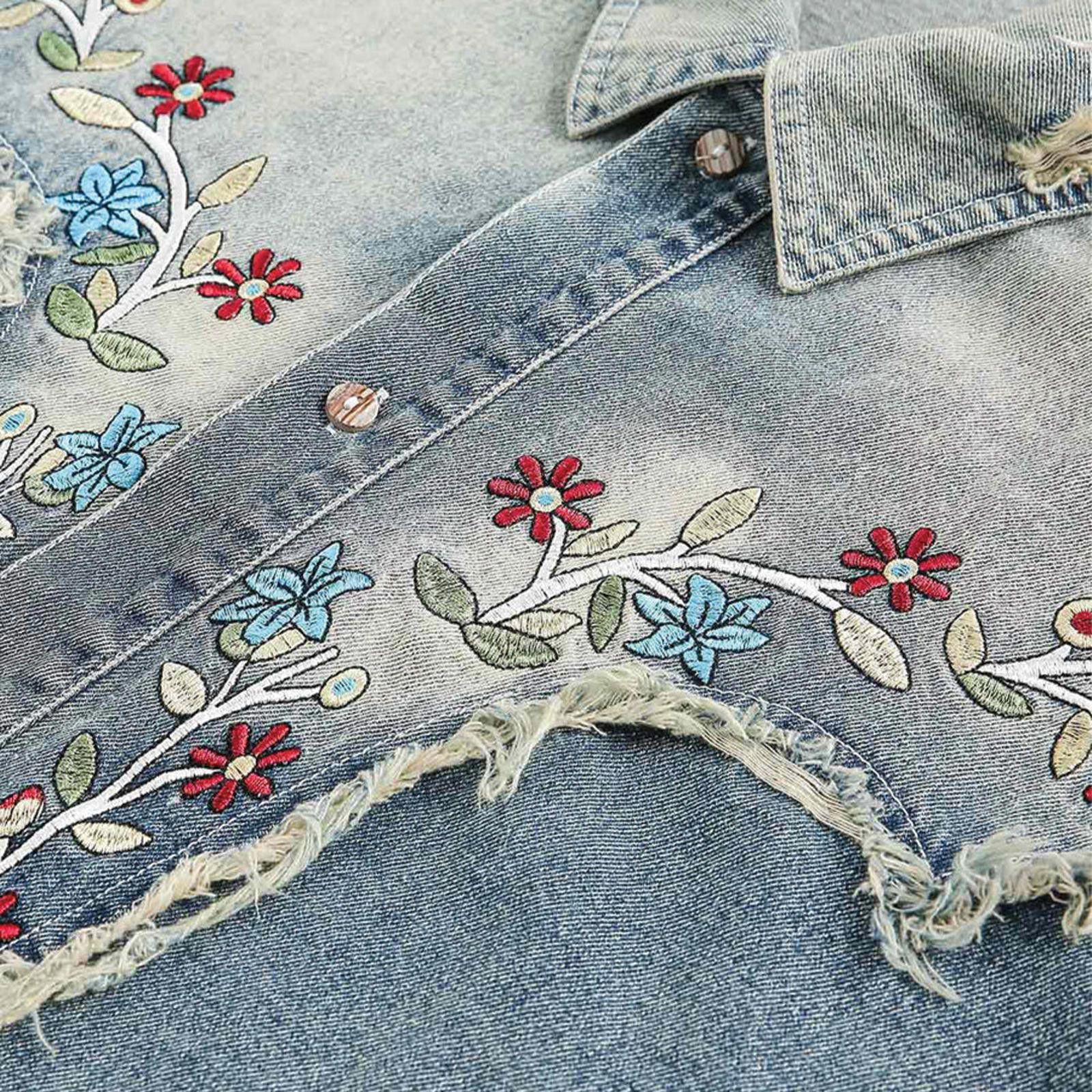 Other Floral Rodeo Embroidered Button Short Sleeve Shirt Size US M / EU 48-50 / 2 - 3 Thumbnail