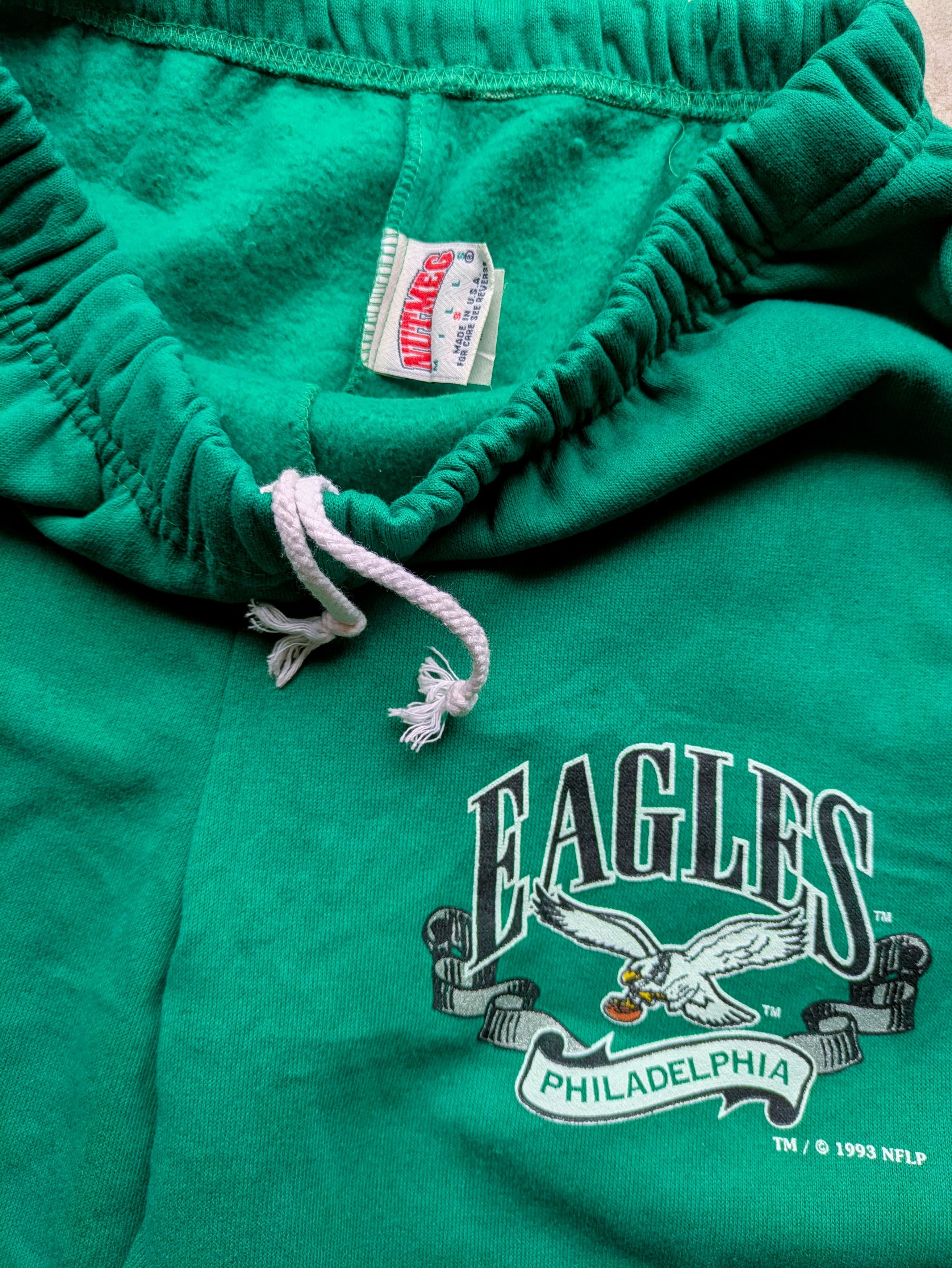 NFL × Nutmeg Philadelphia Eagles 90s NUTMEG sweatpants S kelly NFL vtg Size US 30 / EU 46 - 1 Thumbnail