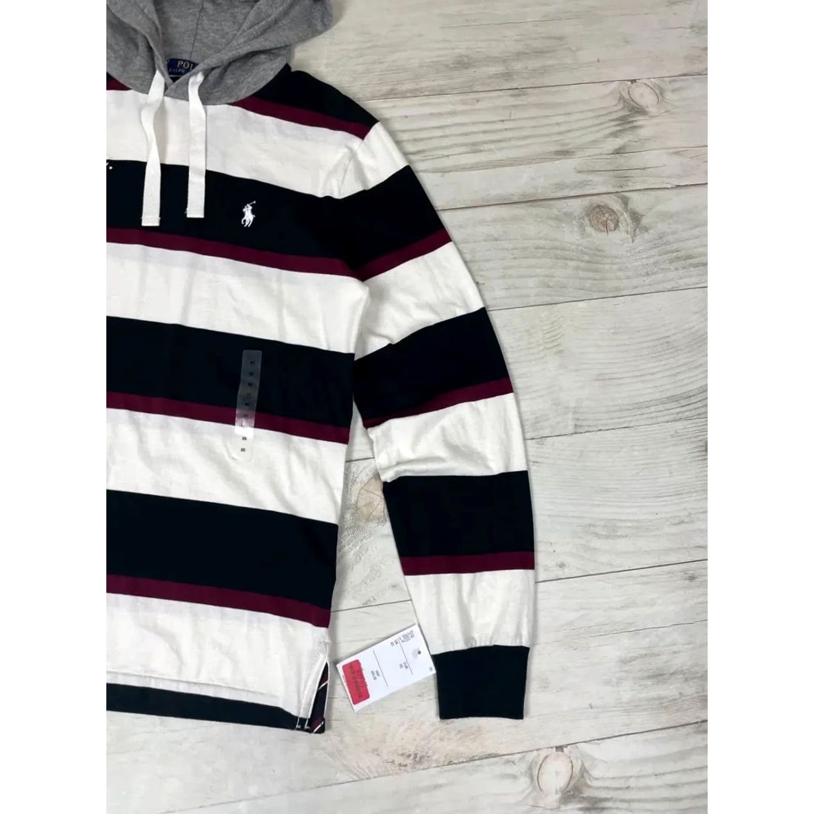 Polo Ralph Lauren Polo Ralph Lauren Skull Rugby Long Sleeve Shirt Hooded Men XS White Size US XS / EU 42 / 0 - 5 Thumbnail