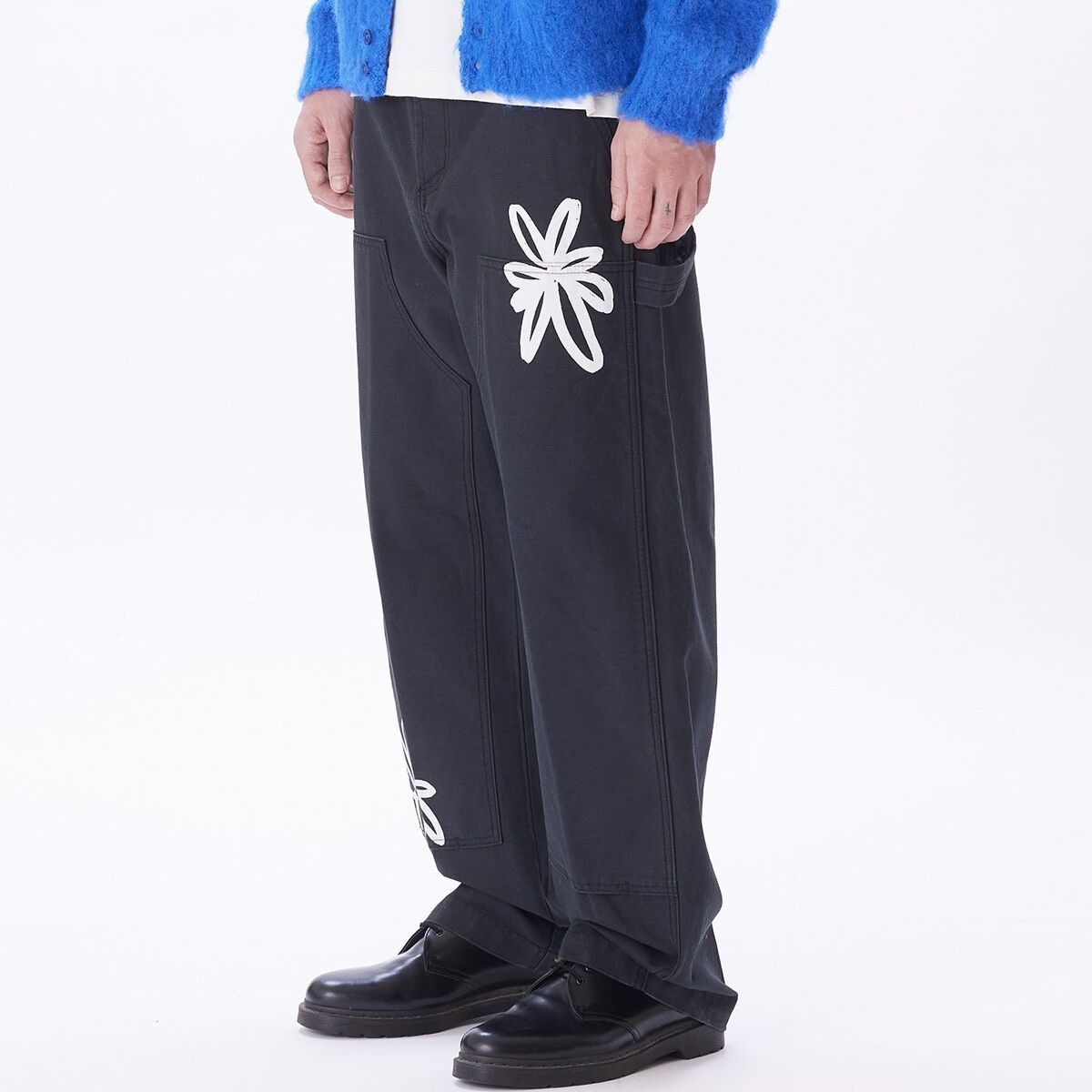 Obey !DS! SS23 Obey Big Timer Twill Printed Carpenter Work Pants Size US 32 / EU 48 - 4 Thumbnail