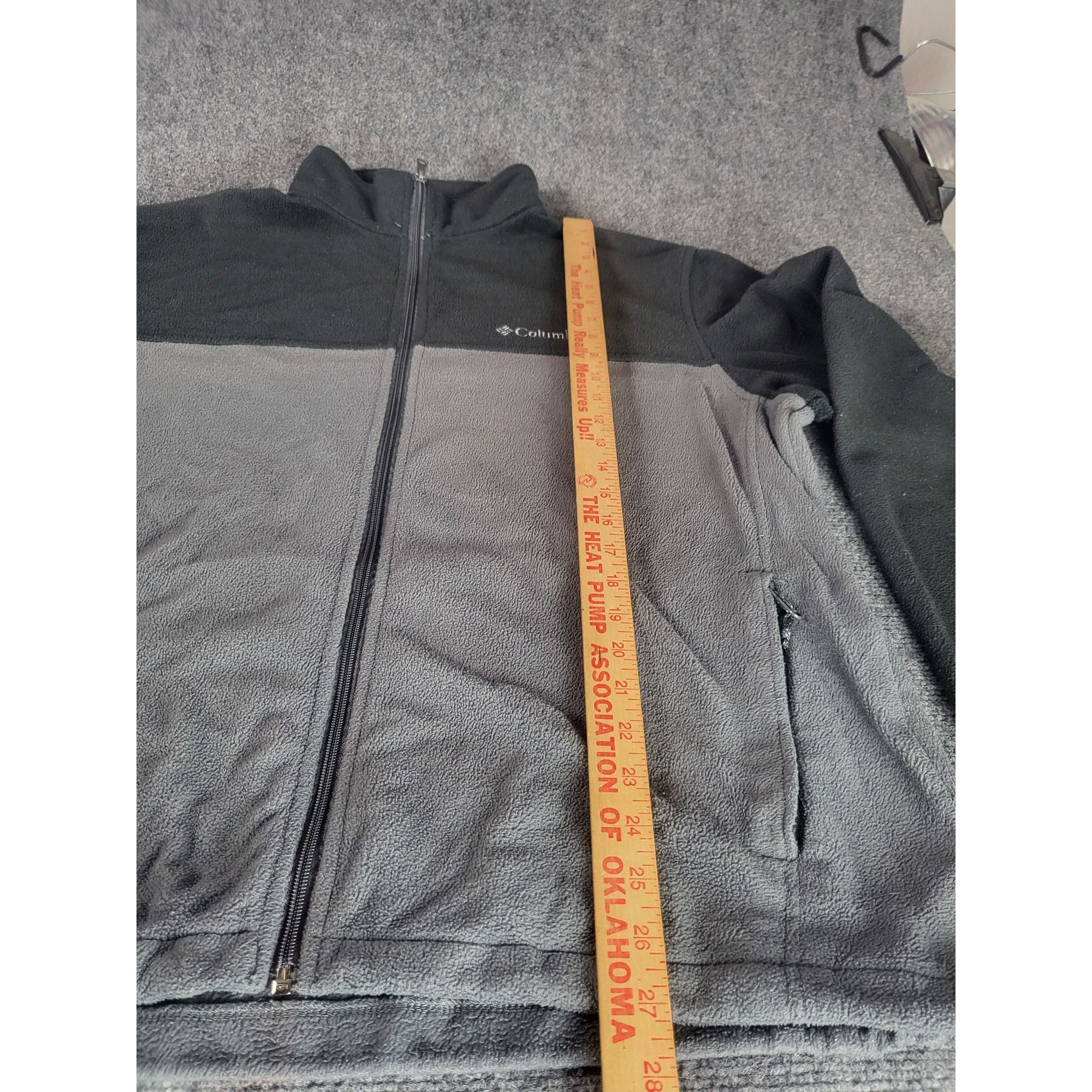 Columbia Columbia Granite Mountain Fleece Jacket Men Sz XL Gray Black Size US XL / EU 56 / 4 - 3 Thumbnail