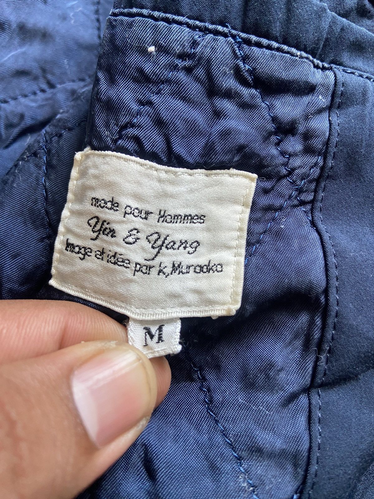 Designer × Japanese Brand Vintage Archive Yin & Yang Pour Hommes Bomber Jacket Size US M / EU 48-50 / 2 - 8 Thumbnail