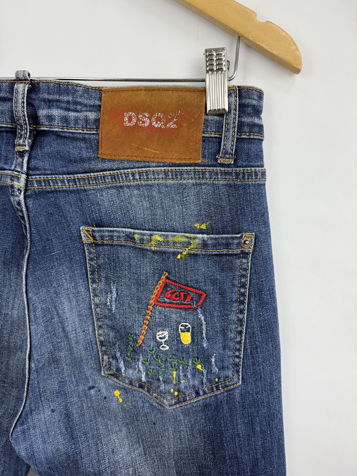 Dsquared2 🇮🇹 Dsquared2 Jeans Made In Italy Rare Retro Hype Y2K Size US 30 / EU 46 - 13 Thumbnail