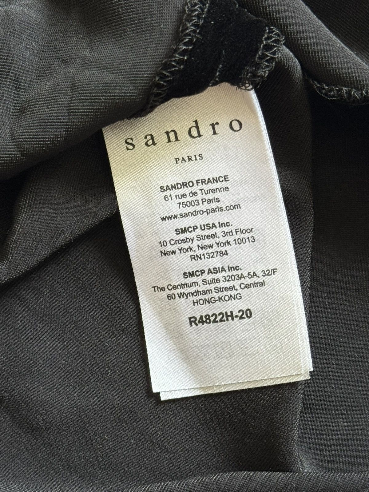 Sandro Sandro 2size velour black lace dress 👗 long sleeve Size XS / US 0-2 / IT 36-38 - 10 Thumbnail