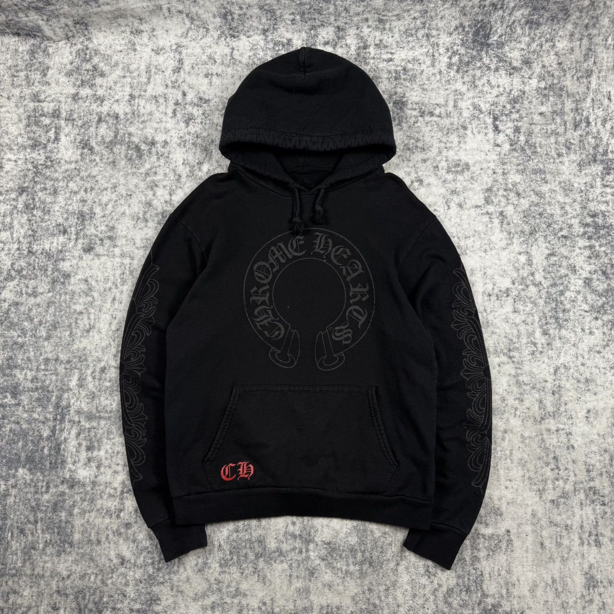 Chrome Hearts Chrome Hearts x Matty Boy Horseshoe Floral ‘Black’ Hoodie Size US M / EU 48-50 / 2 - 1 Thumbnail