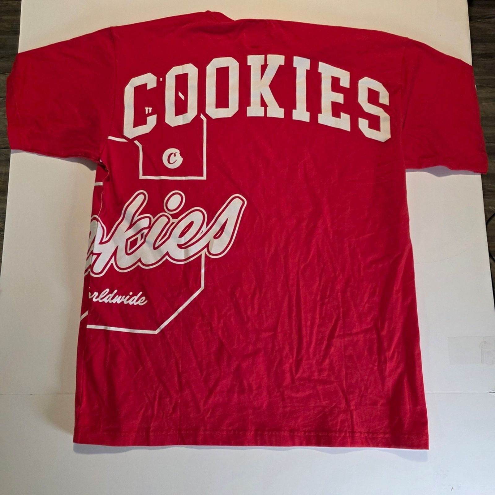 Cookies Cookies Red Short Sleeve Tee 2XL!! Size US XXL / EU 58 / 5 - 7 Thumbnail