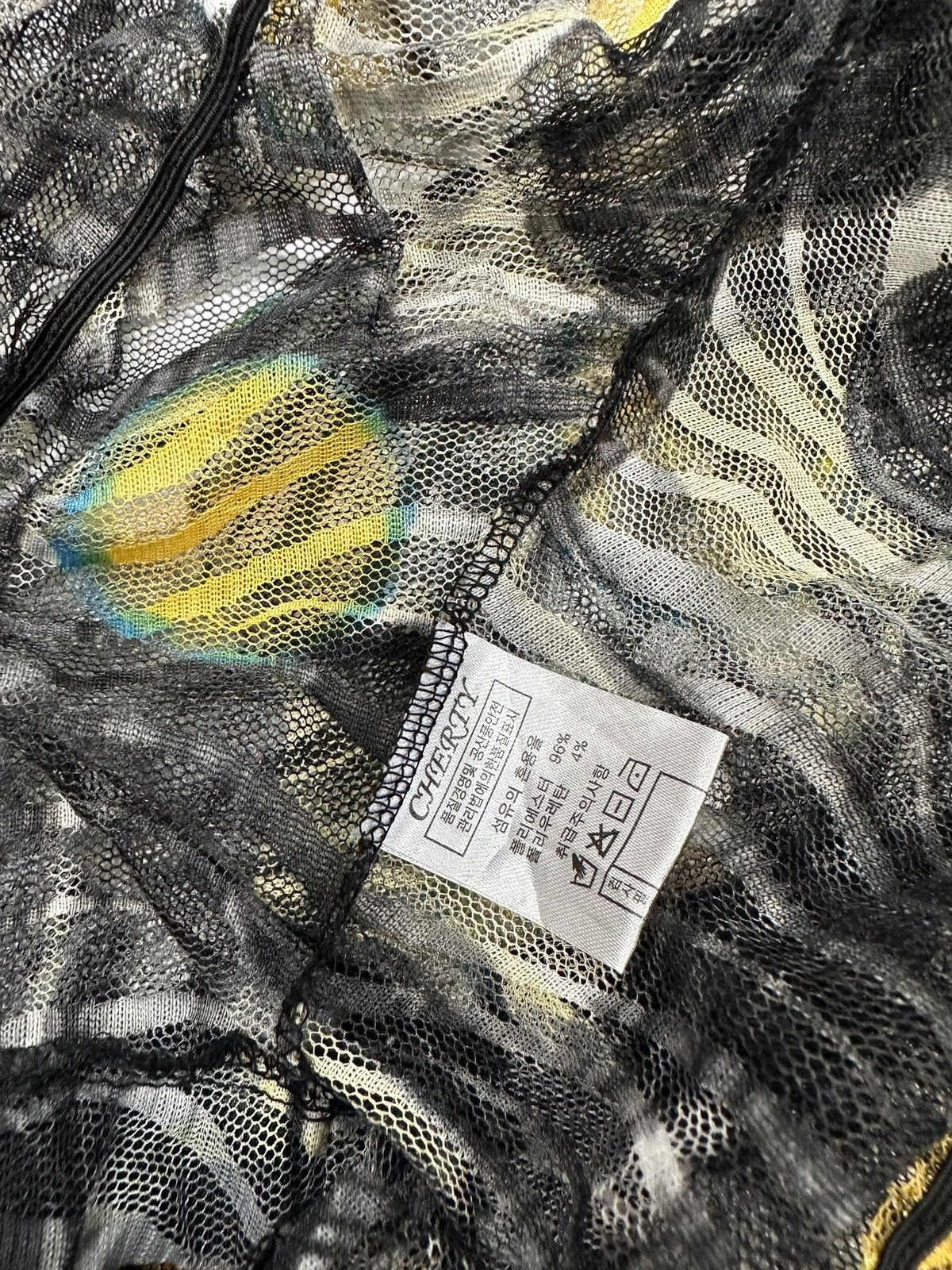 Beauty Beast 2000s CHERTY TRANSPARENT WAVE ZIP HOODIE IFSIX LGB STYLE Size US S / EU 44-46 / 1 - 9 Thumbnail