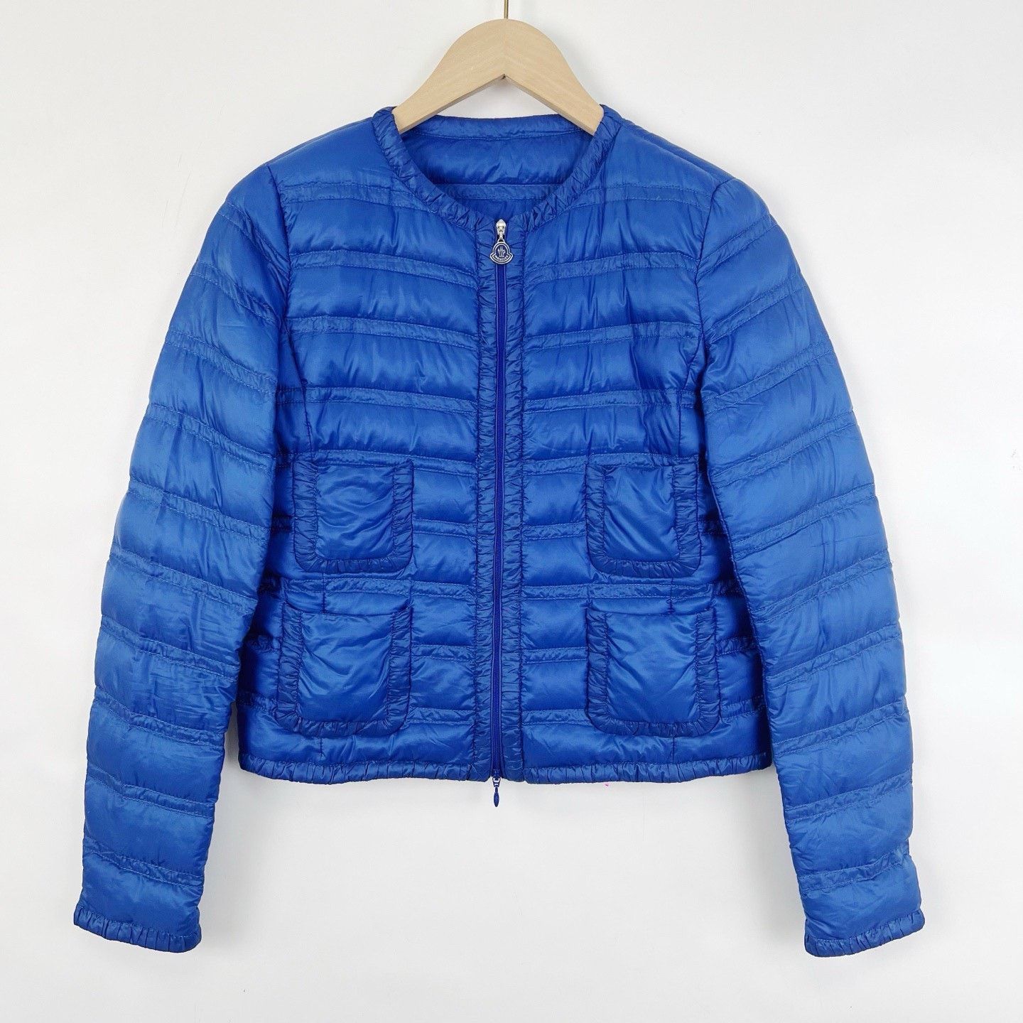 Moncler Moncler Blue Lightweight Short Down Jacket Size XS / US 0-2 / IT 36-38 - 1 Thumbnail