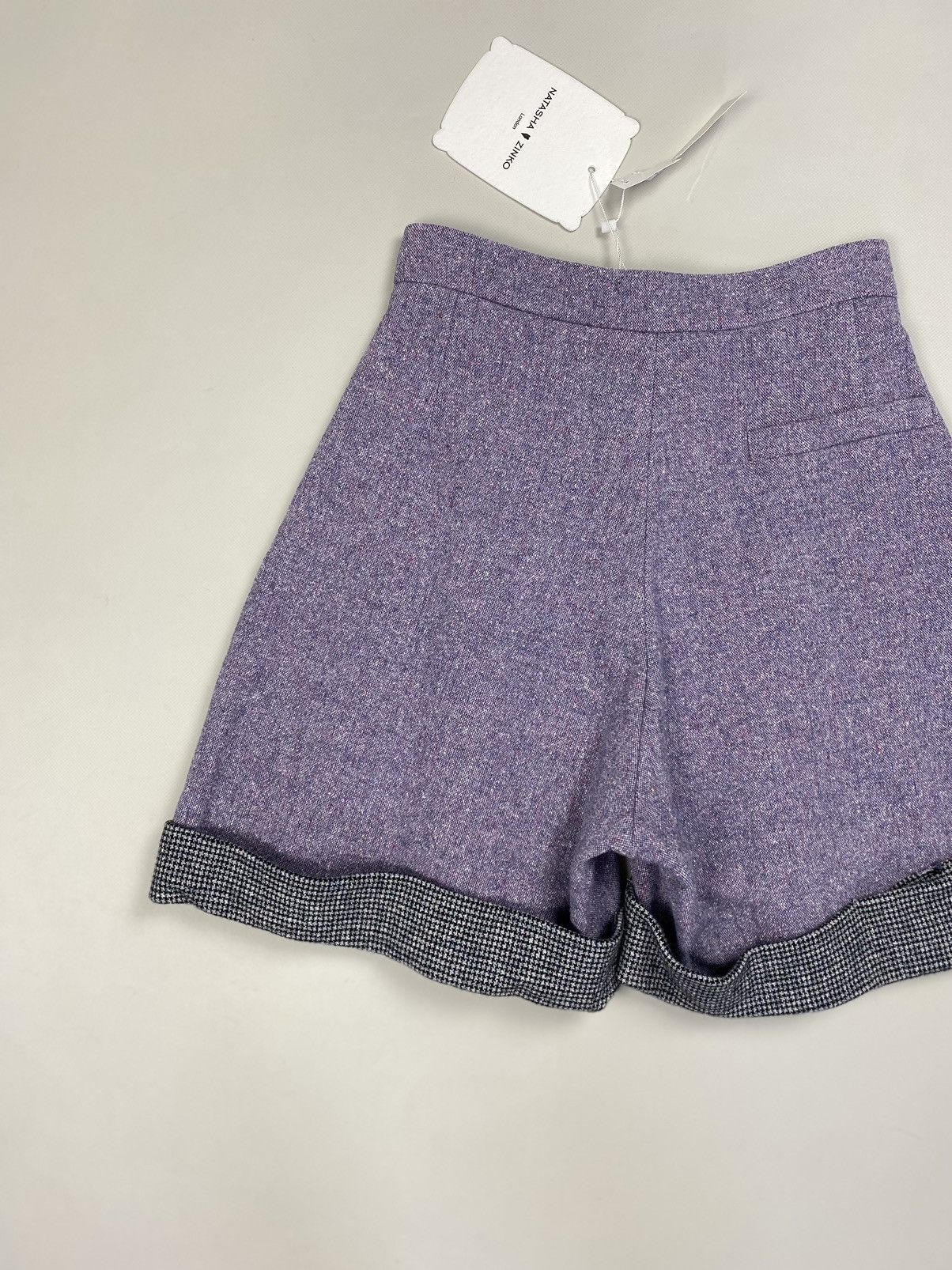 Designer × Natasha Zinko BNWT! Natasha Zinko ladies wool blend high rise shorts Size 25" / US 0 / IT 36 - 19 Thumbnail