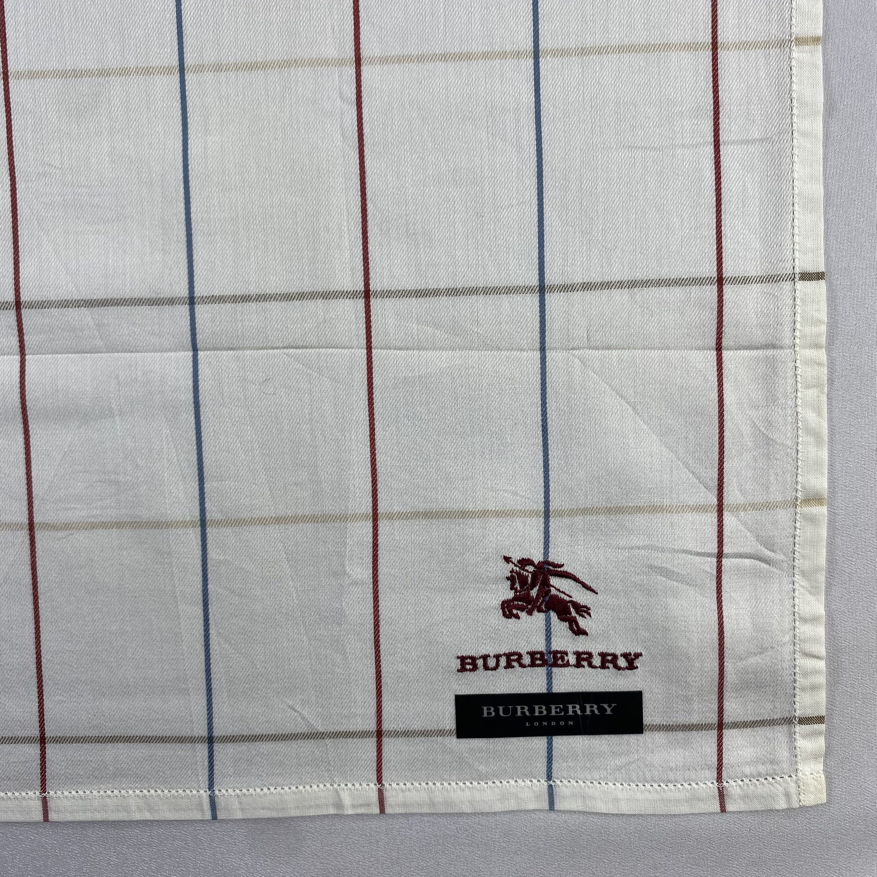 Burberry × Vintage NWT Burberry Handkerchief / Neckerchief / Bandana-P1316 Size ONE SIZE - 3 Thumbnail