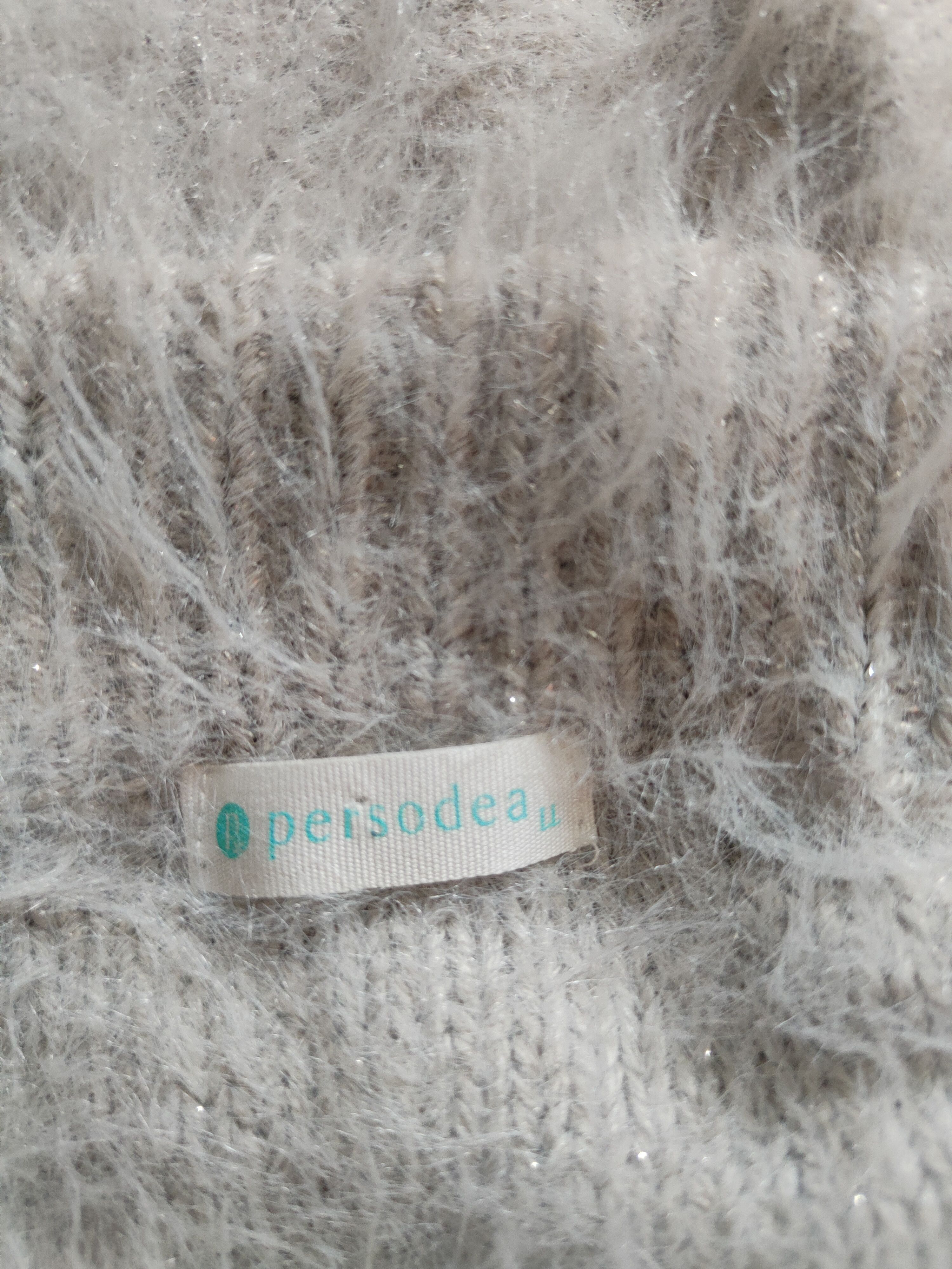 Japanese Brand × Vintage Vintage Persodea Light Gray Fur Mohair Knitwear Size S / US 4 / IT 40 - 12 Thumbnail