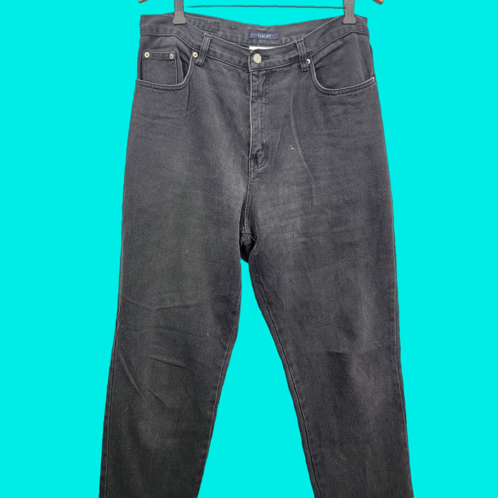 Bill Blass Bill Blass Easy Fit Jeans Womens Size 16 Black mom high rise vintage Pants Size 38" / US 16 / IT 52 - 1 Thumbnail