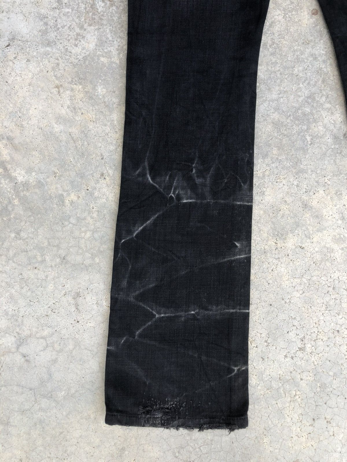 Who Decides War Philsdox Flared Jeans Bootcut Distressed Size US 31 - 13 Thumbnail