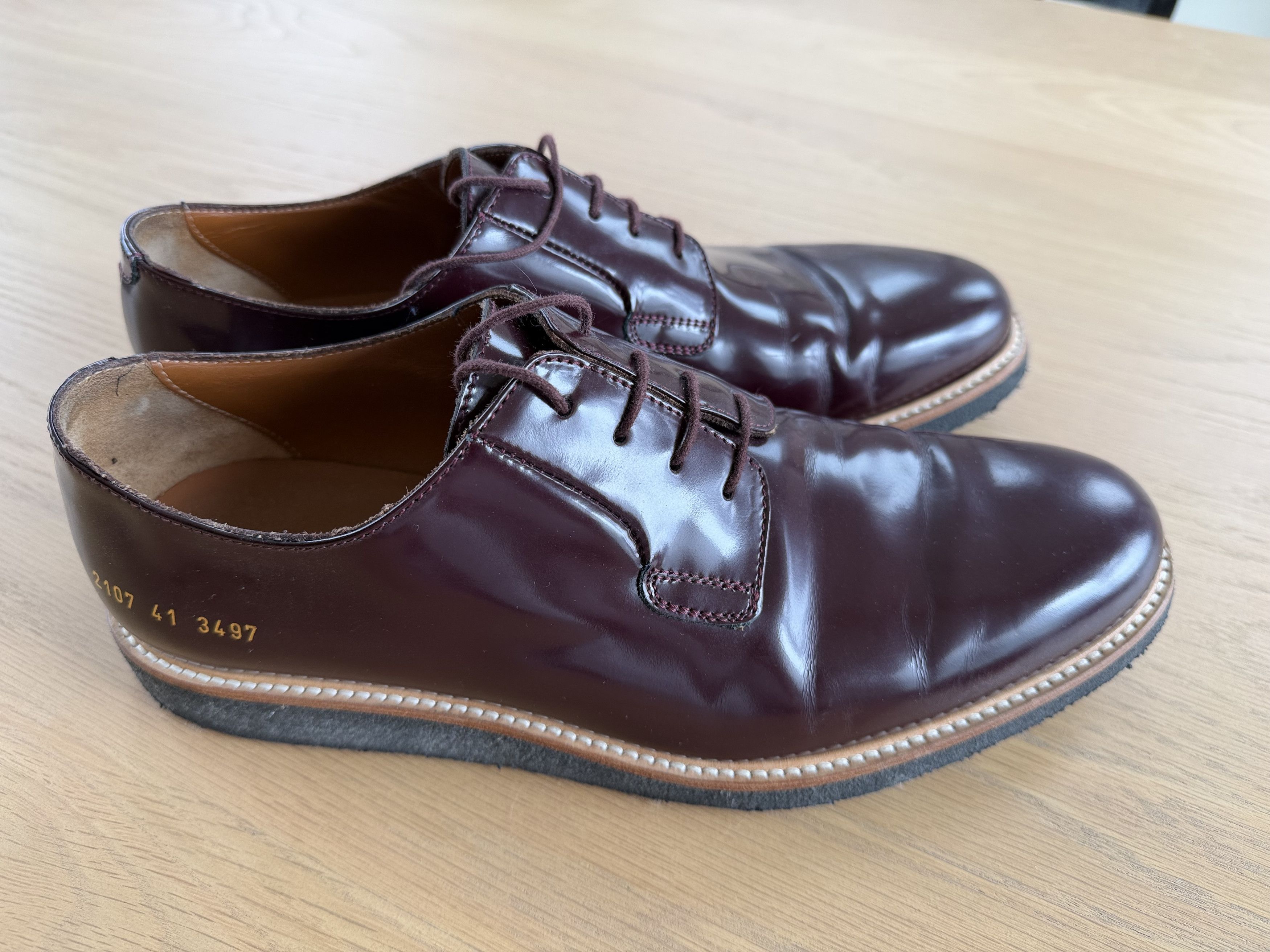 Common Projects Common Projects Oxford – Oxblood Brown (Size 41) Size US 8 / EU 41 - 3 Thumbnail