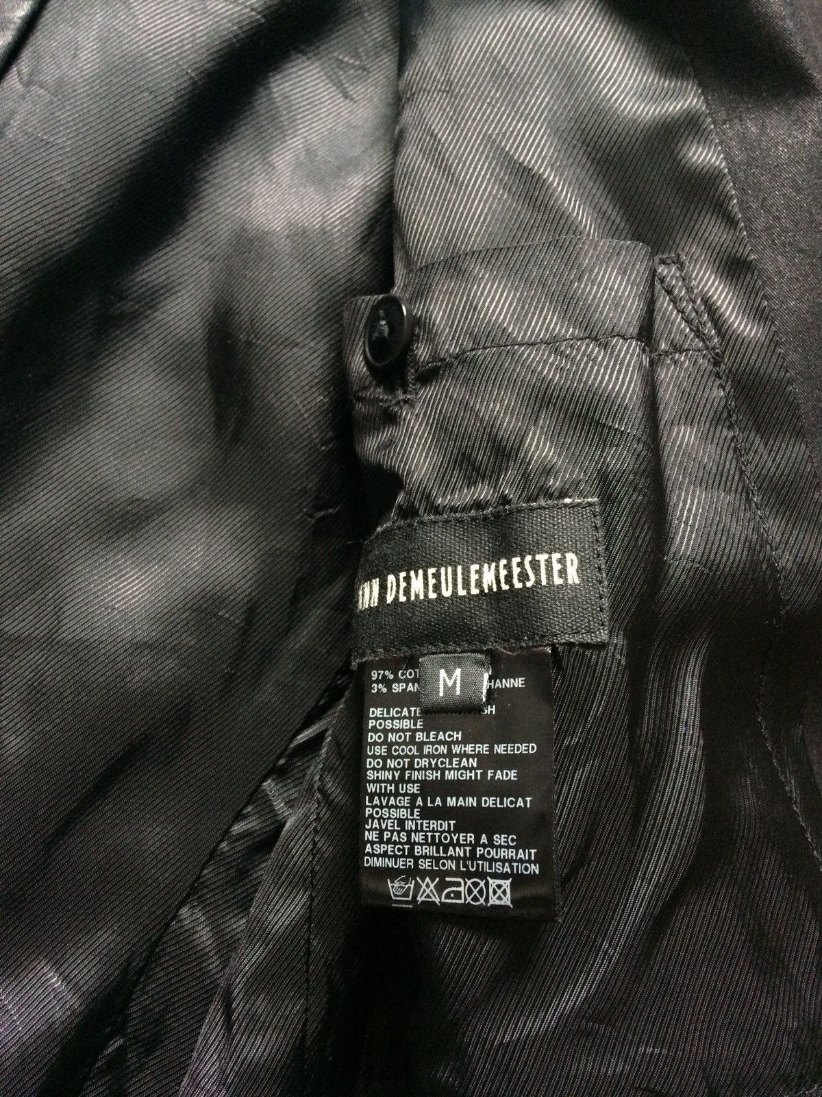 Ann Demeulemeester Ann Demeulemeester Asymmetric bomberjacket - spring 2007 Size US M / EU 48-50 / 2 - 4 Thumbnail