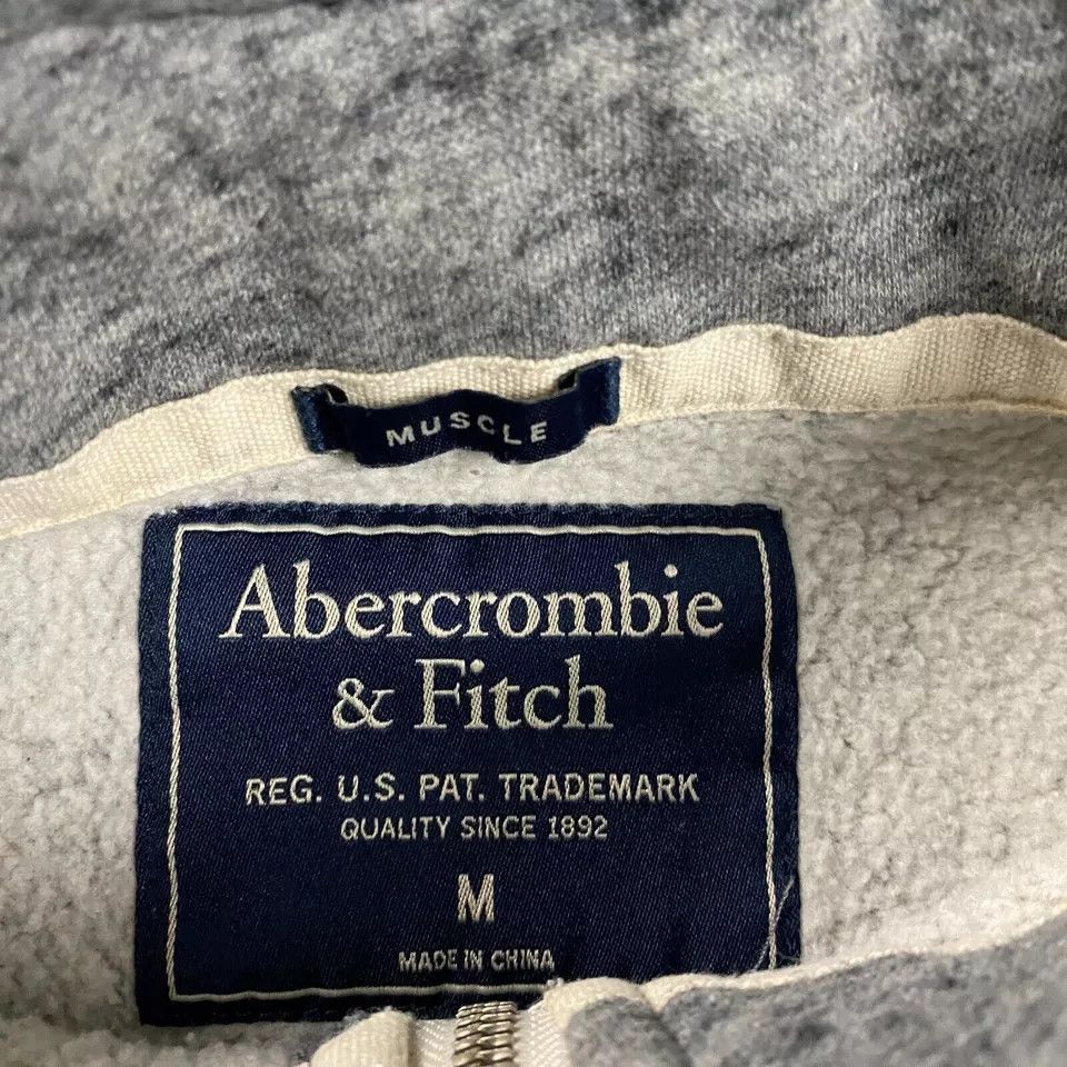 Abercrombie & Fitch Abercrombie & Fitch 1/4 Zip Men Medium Muscle Fit Sweatshirt Size US M / EU 48-50 / 2 - 5 Thumbnail