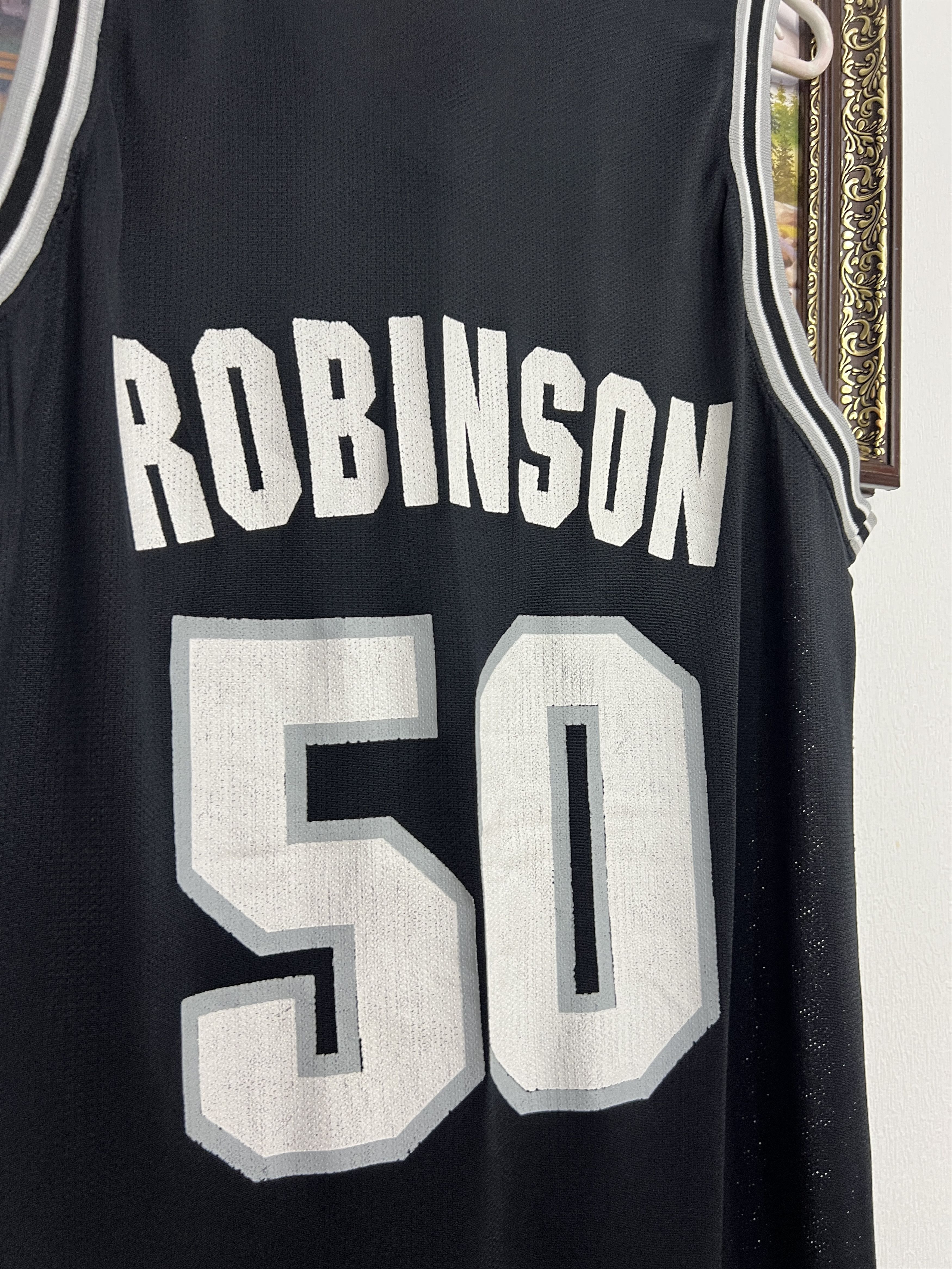 Champion Vintage 90's Champion San Antonio Spurs Robinson NBA Jersey Size US XL / EU 56 / 4 - 10 Thumbnail